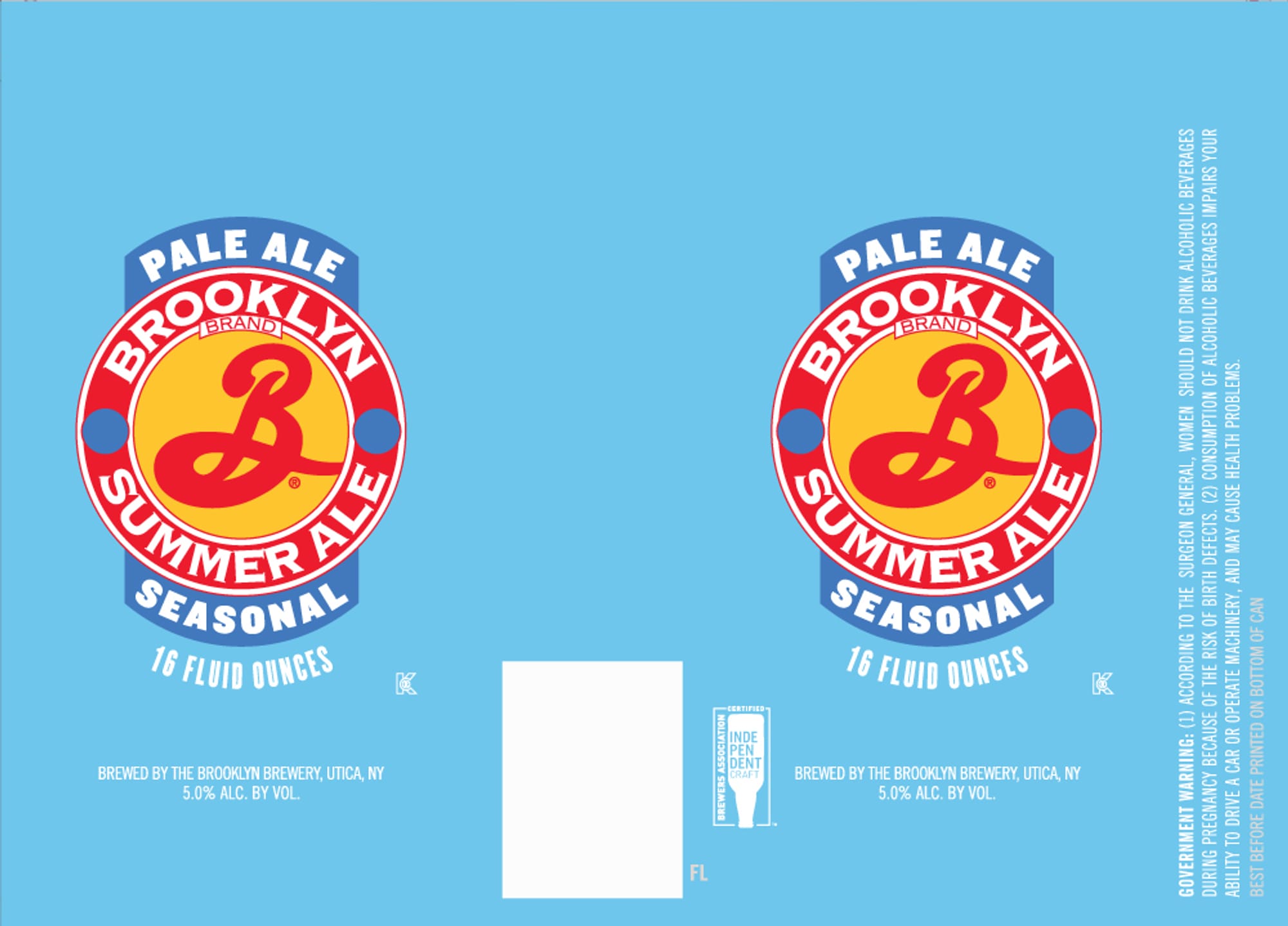 Summer Ale by Brooklyn Brewery - beer label