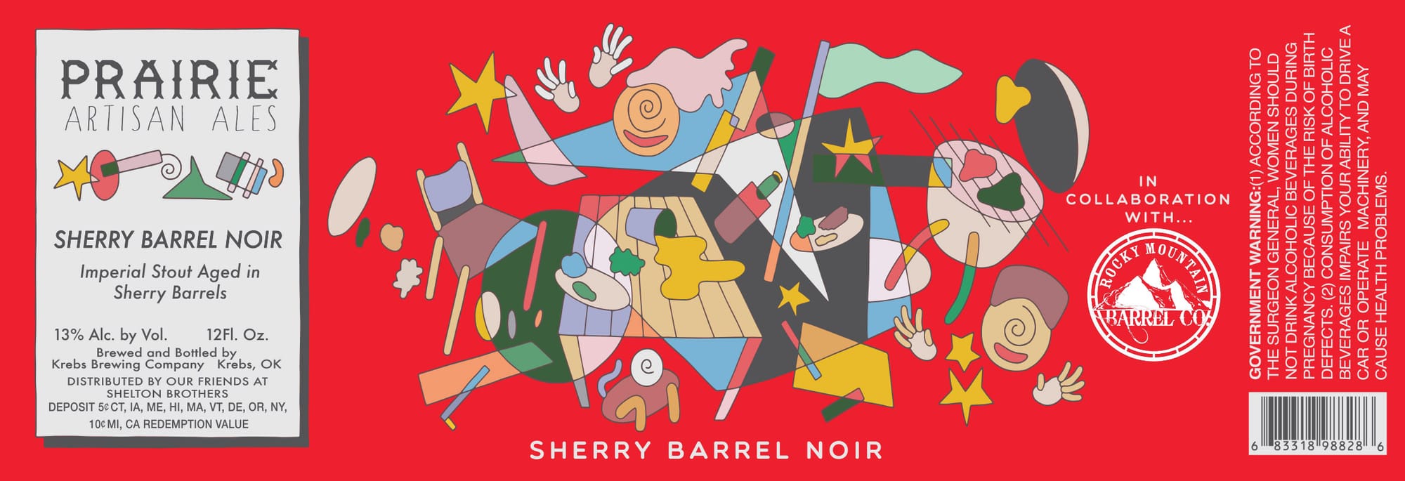 Sherry Barrel Noir by Prairie Artisan Ales - beer label