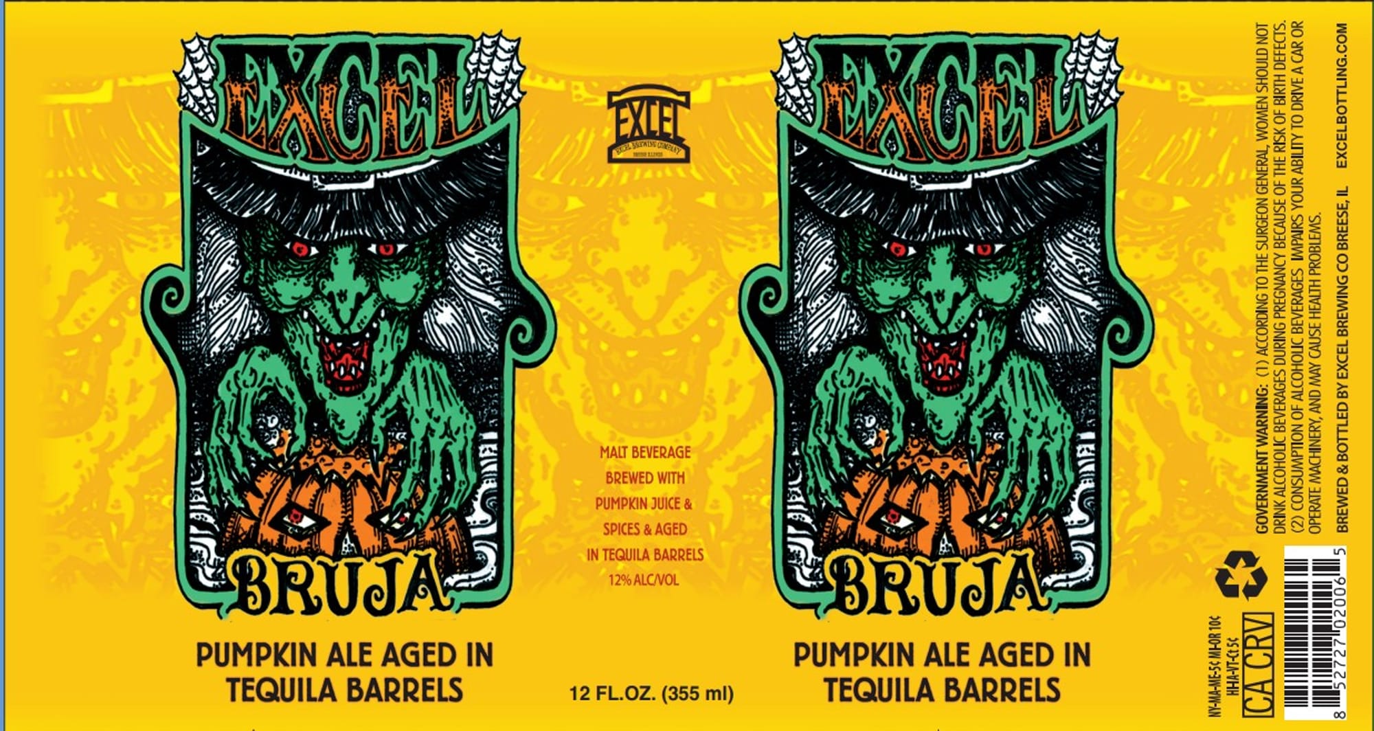 Bruja by Excel Brewing Company - beer label
