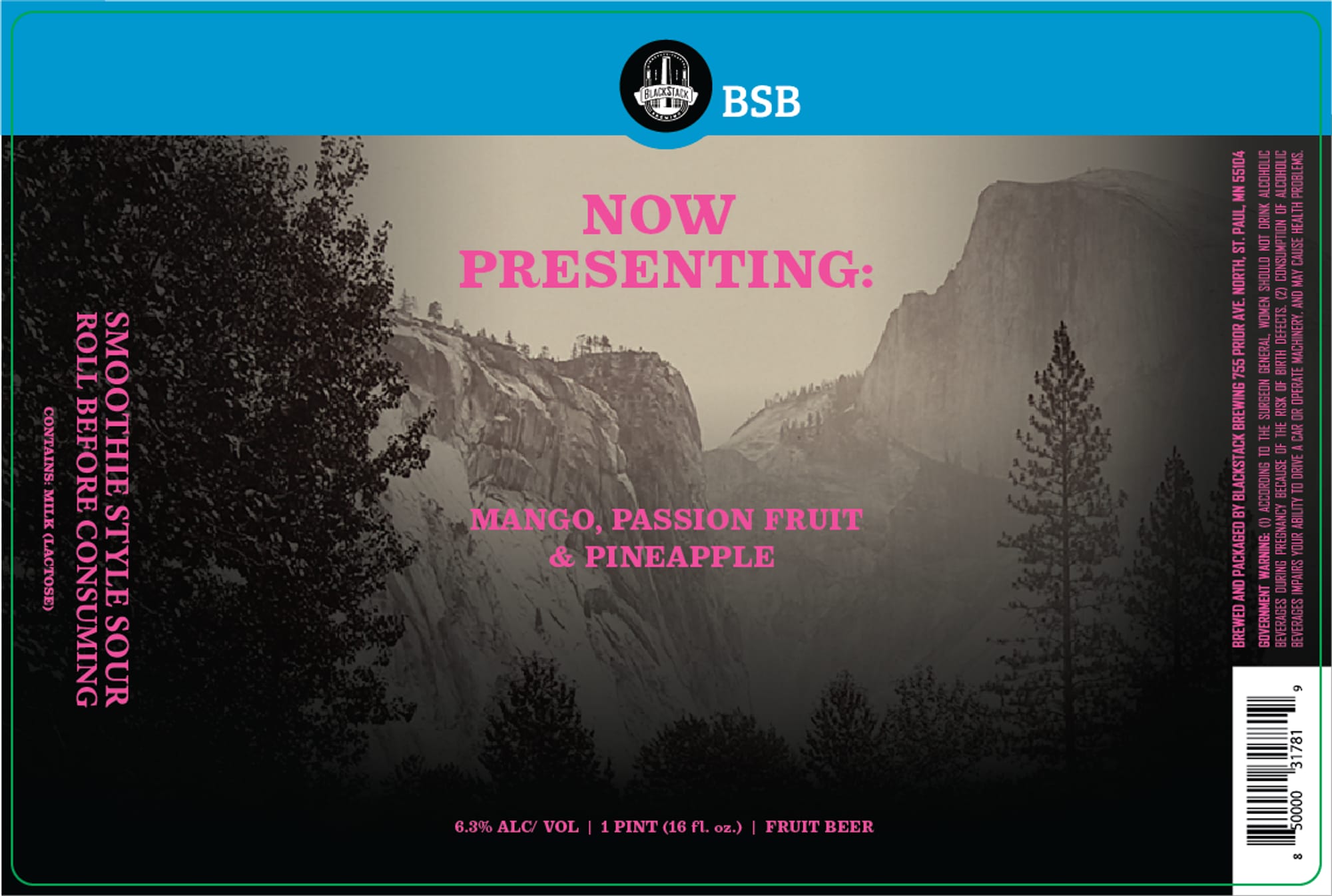 BSB NOW by BlackStack Brewing - beer label