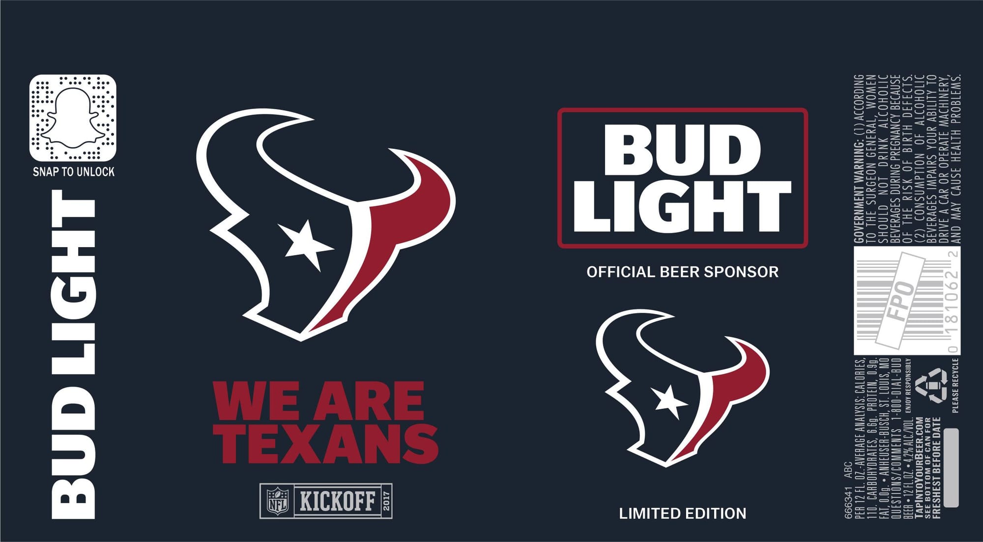 Bud Light by Anheuser-Busch - beer label
