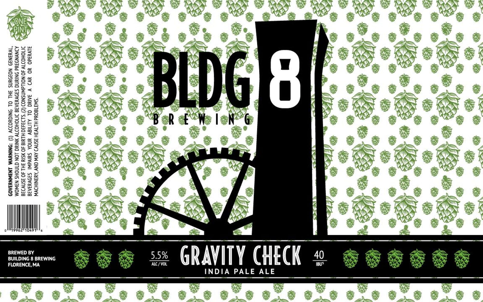 Gravity Check by Building 8 Brewing - beer label