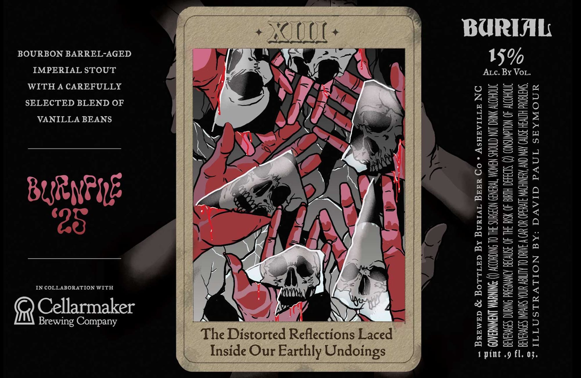 Burnpile ‘23 by Burial Beer Co. - beer label