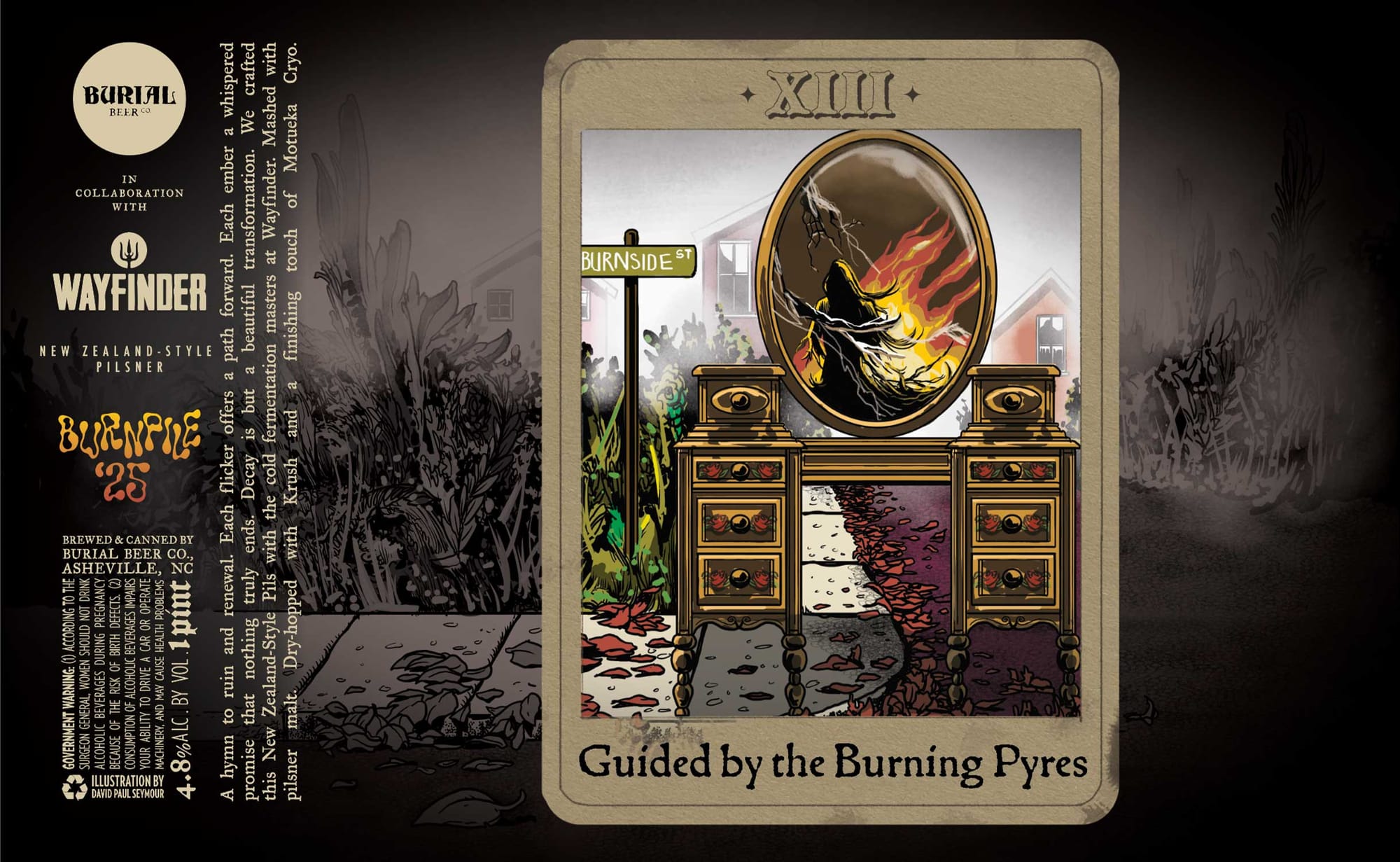 Burnside 5ᵗʰ by Burial Beer Co. - beer label