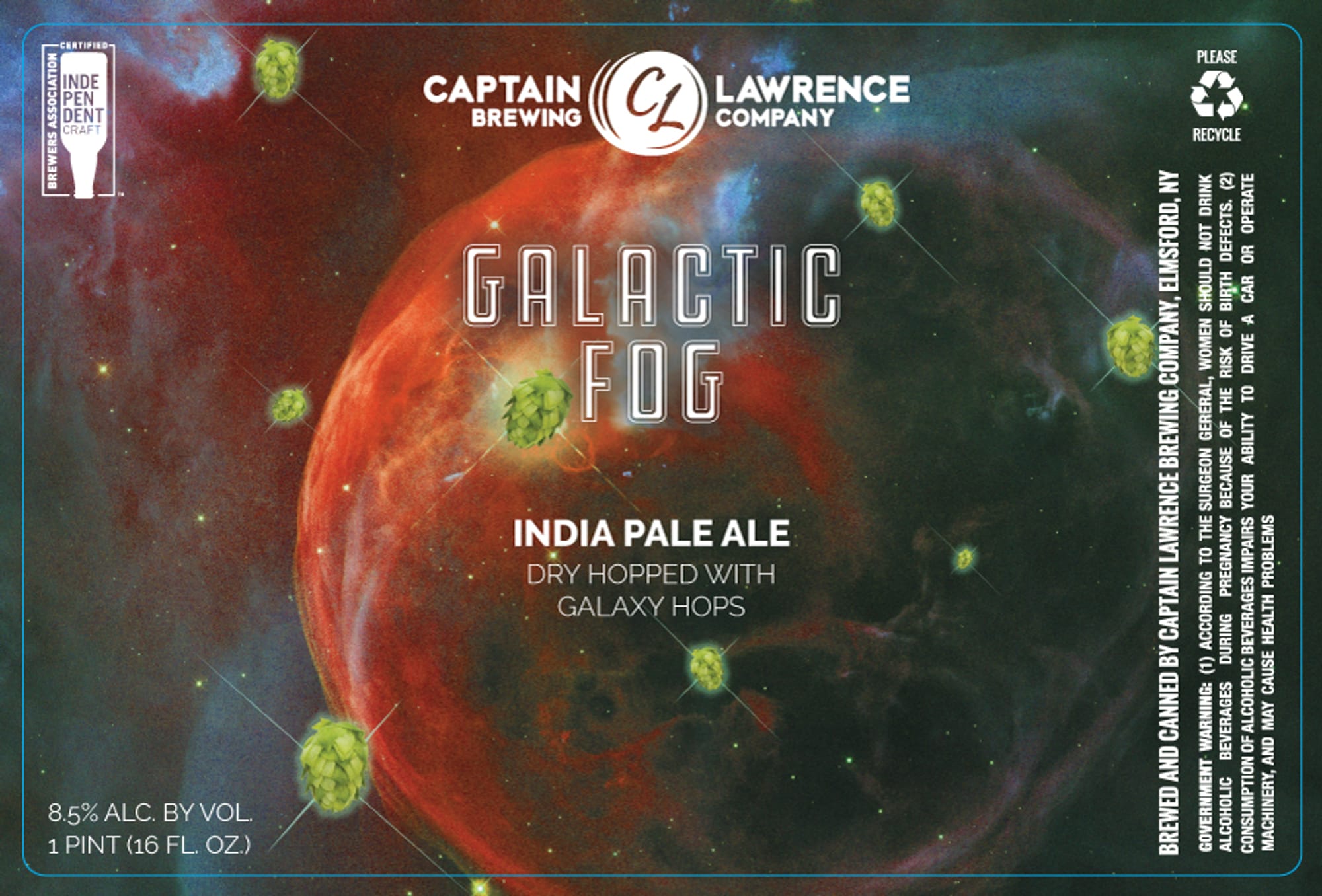 Galactic by Captain Lawrence Brewing - beer label