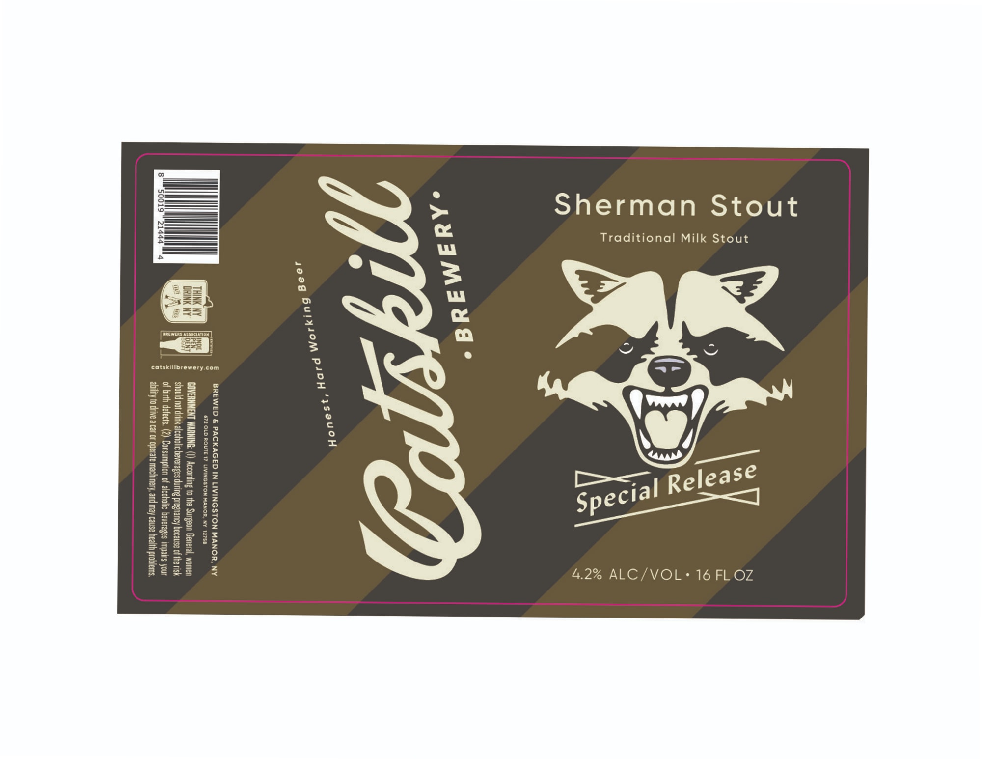 Cat Skill by Sherman Brewery - beer label