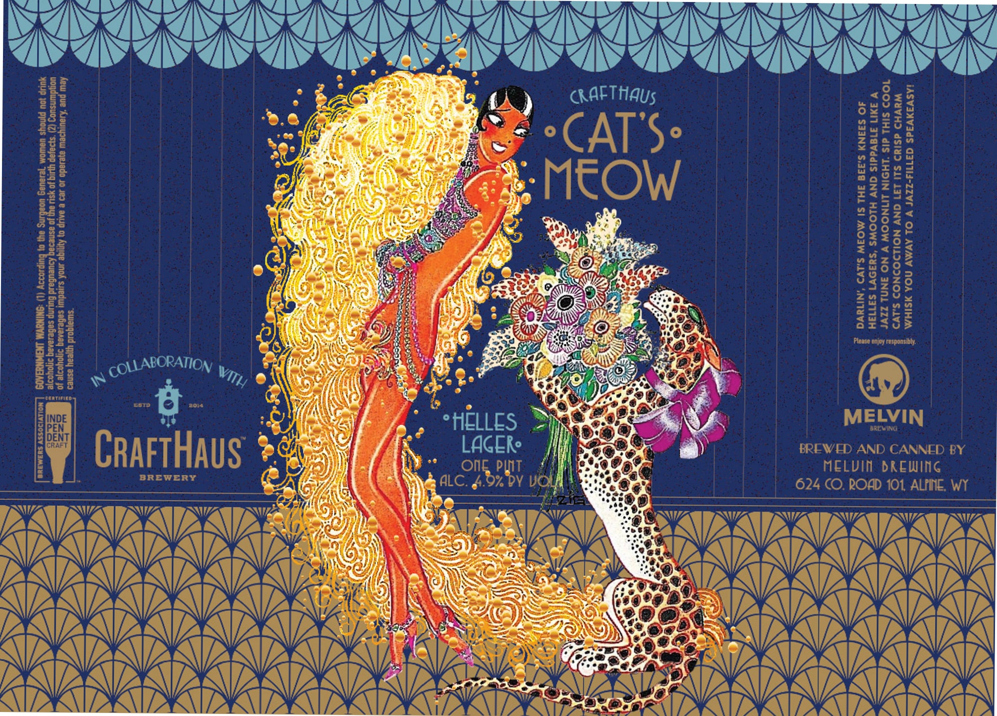 Cat’s Meow by CraftHaus Brewery & Melvin Brewing - beer label