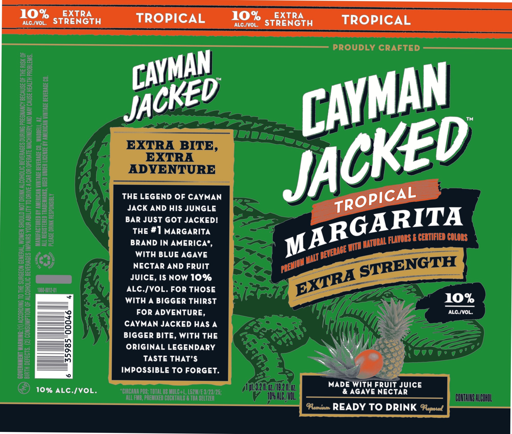 Cayman Jacked by Cayman Jack - beer label