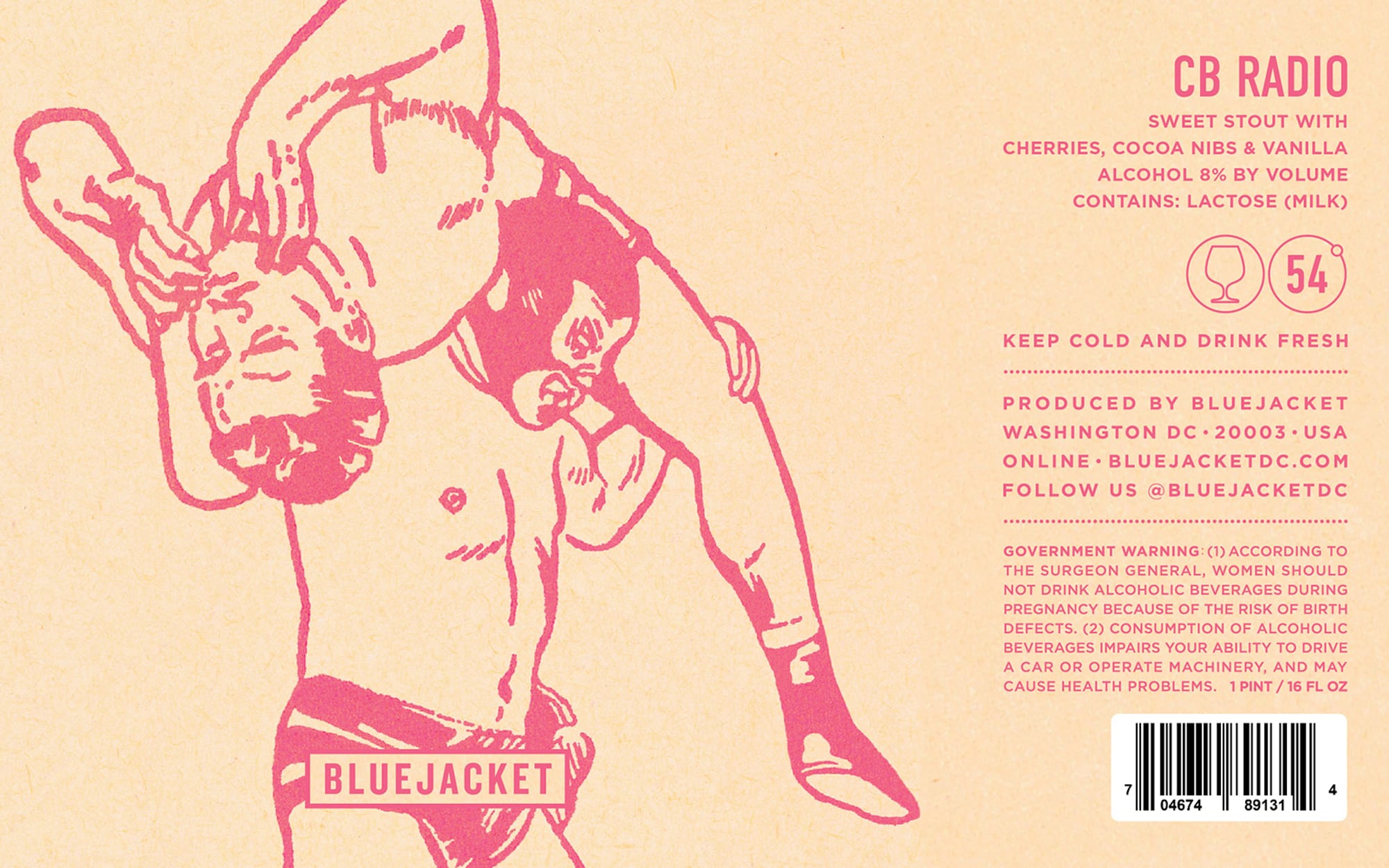 CB Radio by Bluejacket - beer label