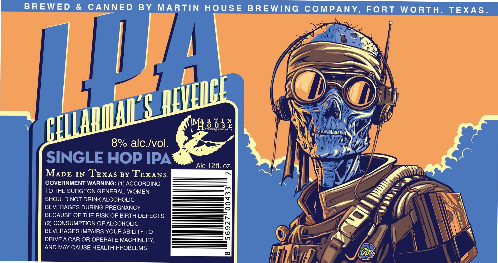 Cellarman’s Revenge by Martin House Brewing Company - beer label