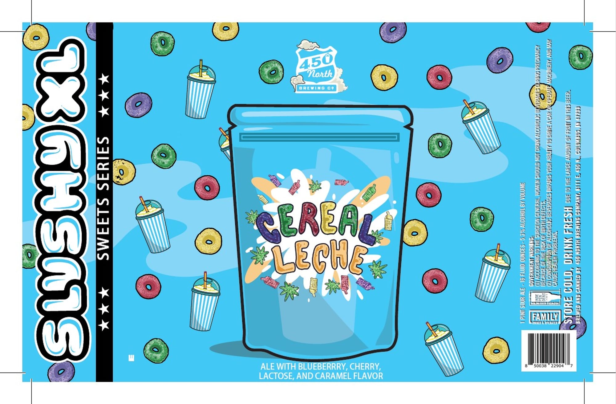 Cereal Leche by 4.50 North Brewing Co. - beer label