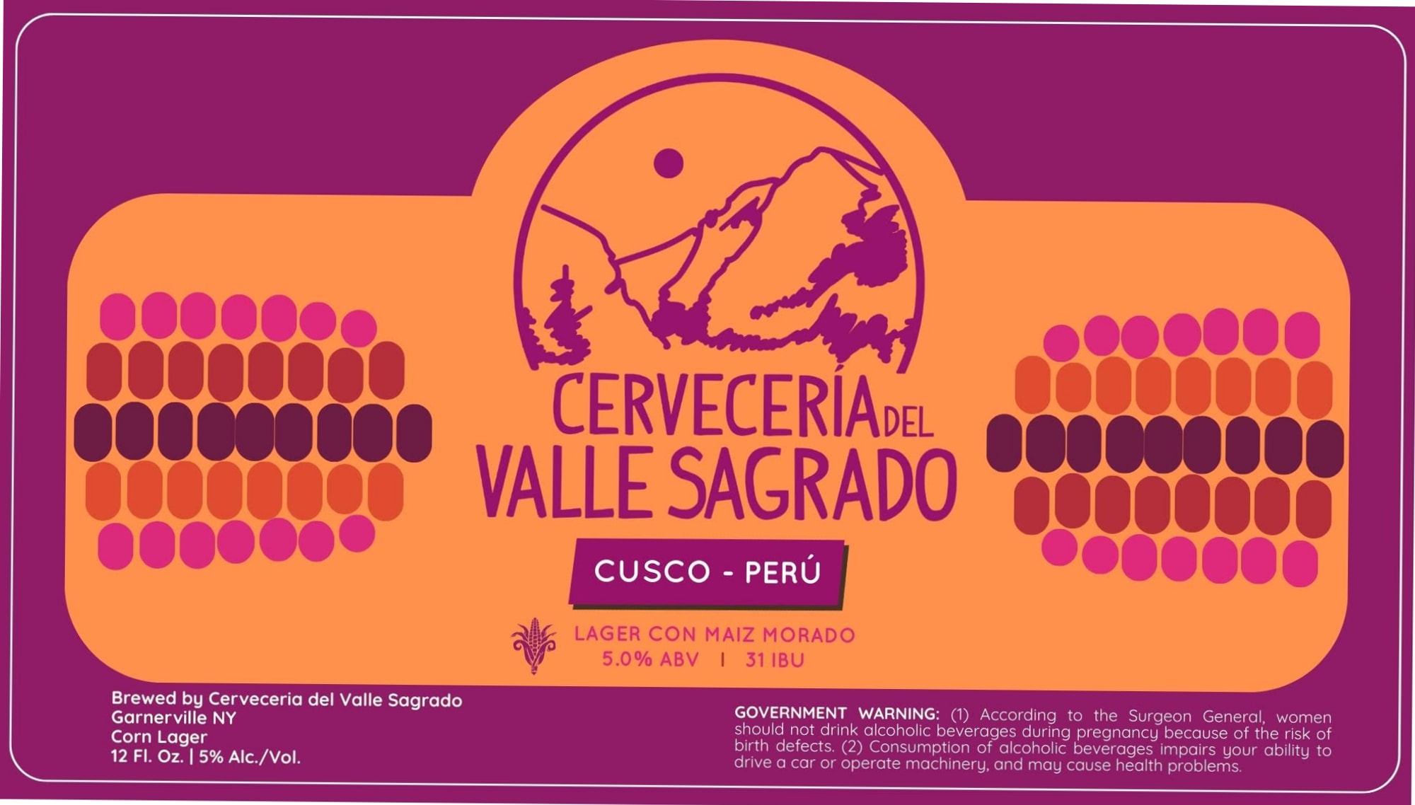 CERVECERÍA DEL VALLE SAGRADO Cusco - Perú by Cervecería del Valle Sagrado - beer label