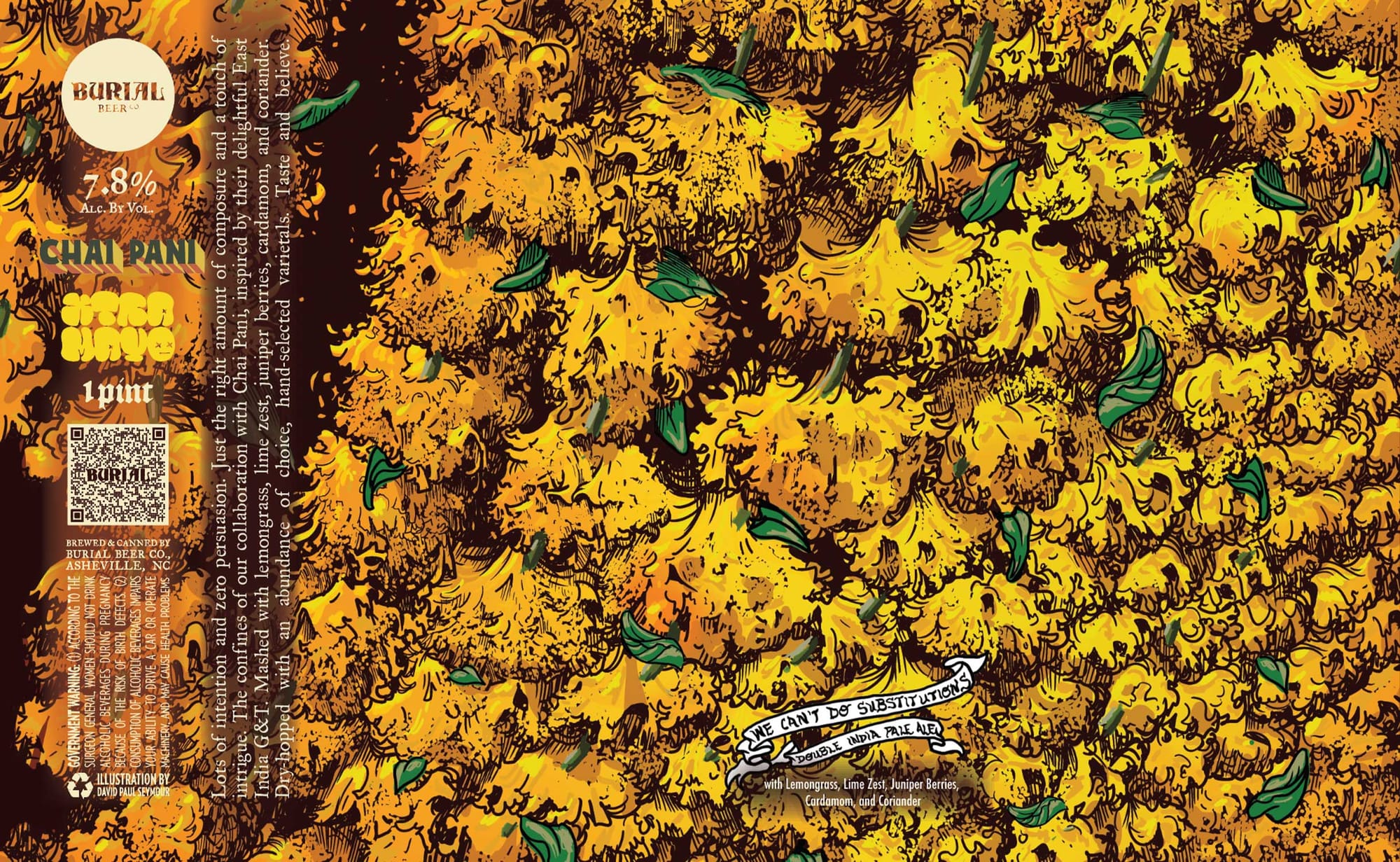 Chai Pani by Burial Beer Co. - beer label