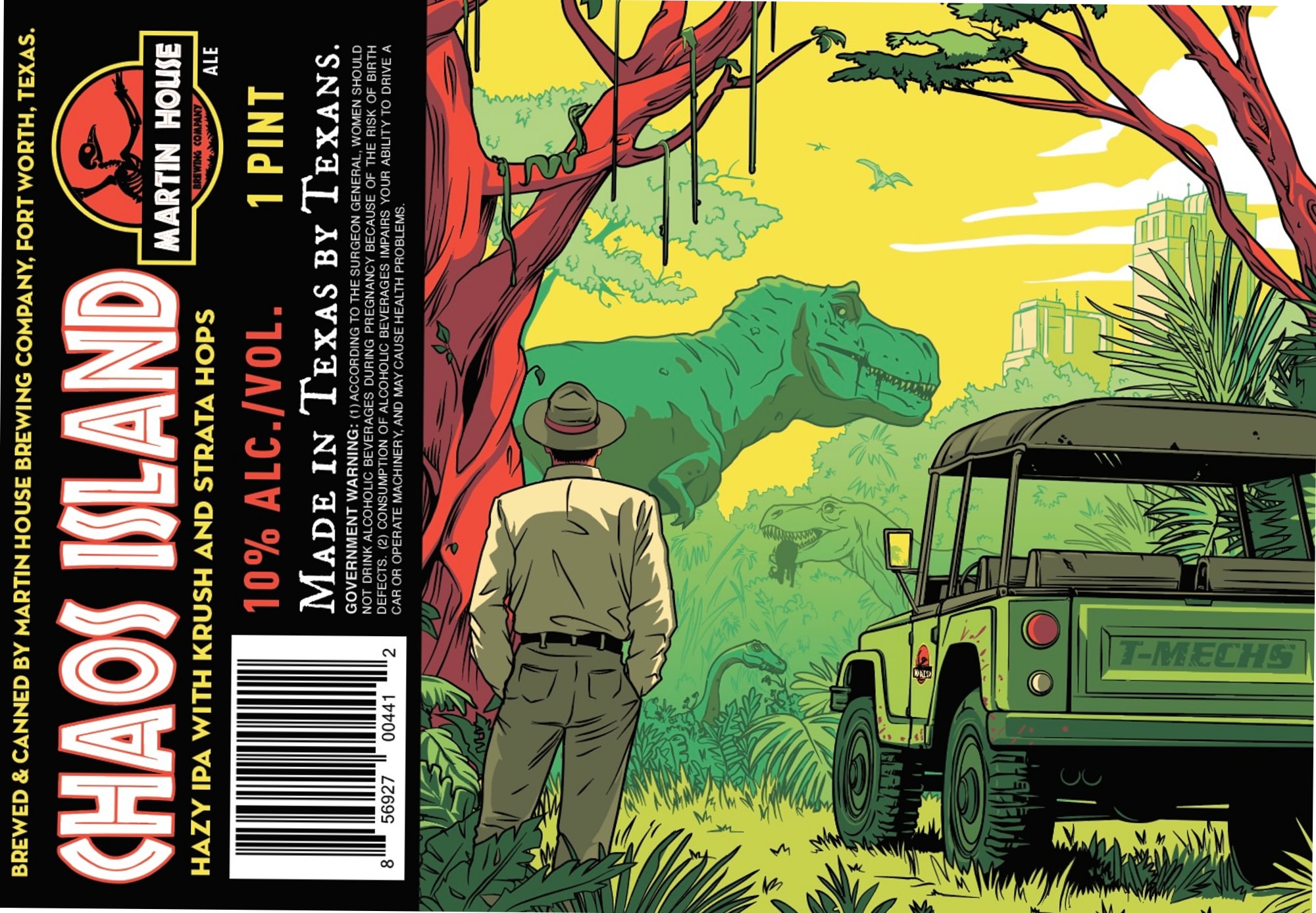 Chaos Island by Martin House Brewing Company - beer label