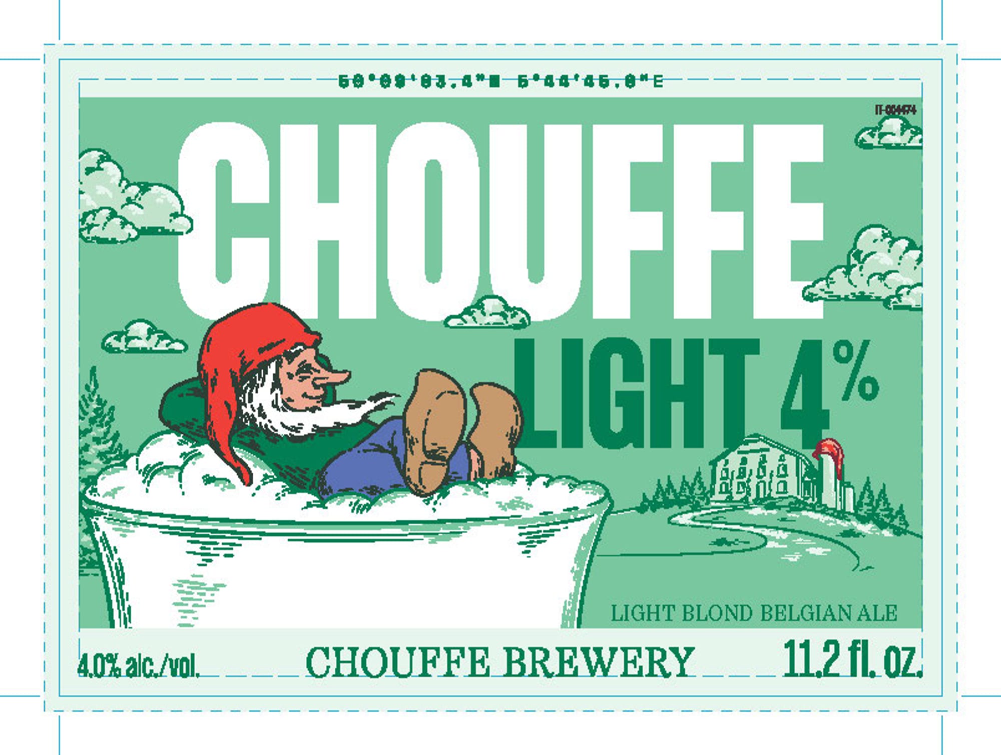 Chouffe Light by Brasserie d’Achouffe - beer label