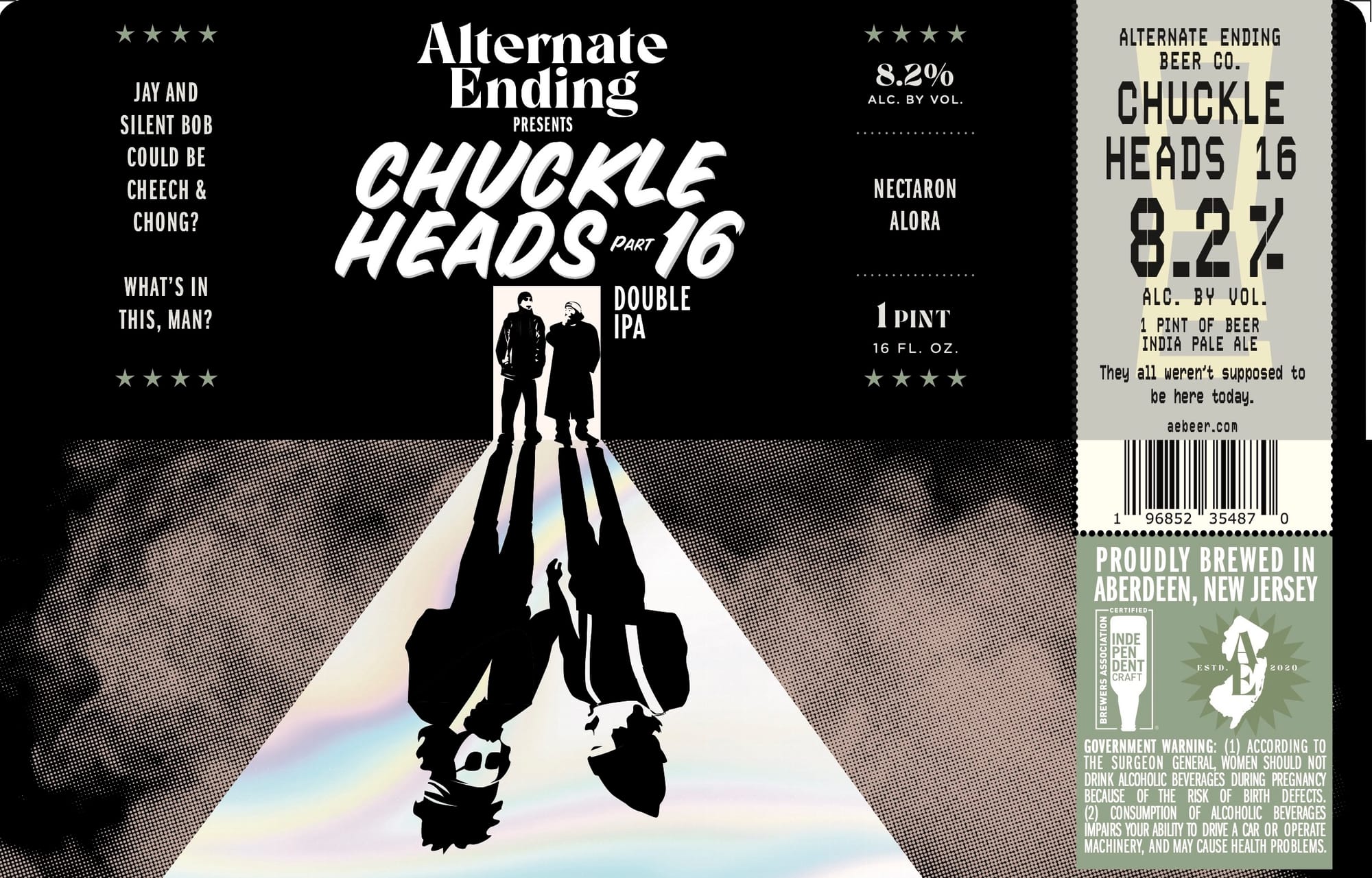 Chuckle Heads 16 by Alternate Ending Beer Co. - beer label