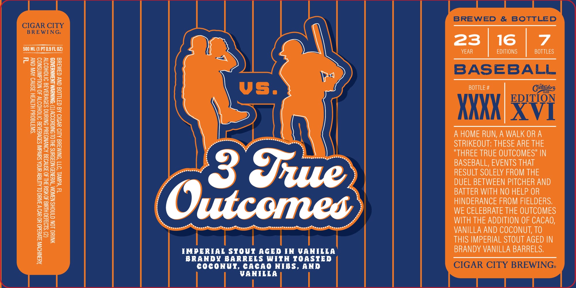 Baseball – Strikeout: Edition XVI by Cigar City Brewing - beer label