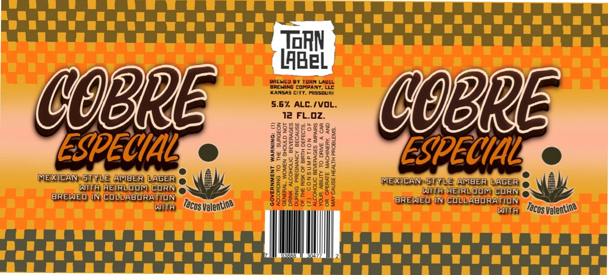 Cobre Especial by Torn Label Brewing Company - beer label