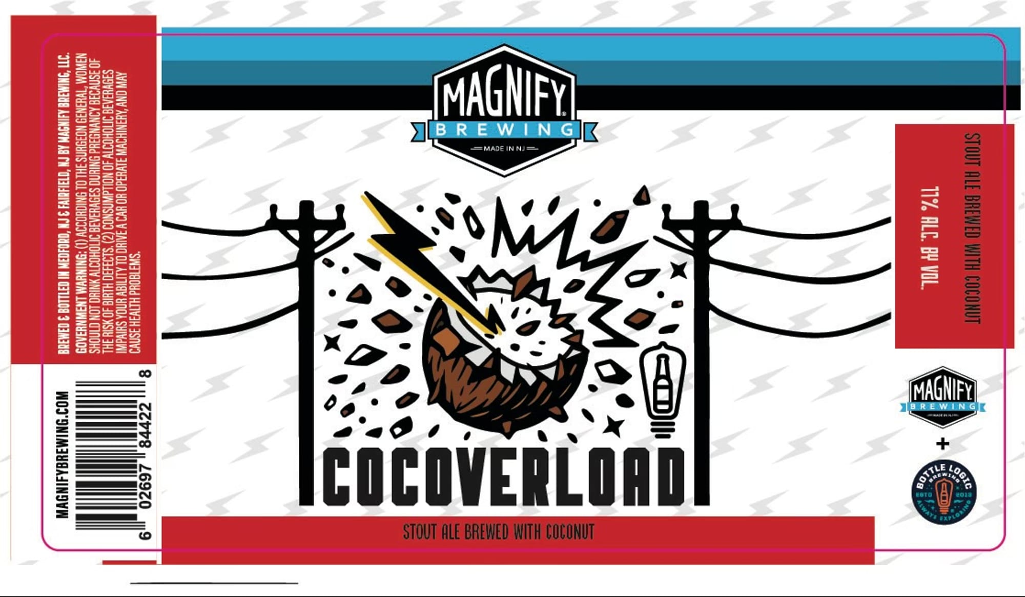 Cocoverload by Magnify Brewing - beer label