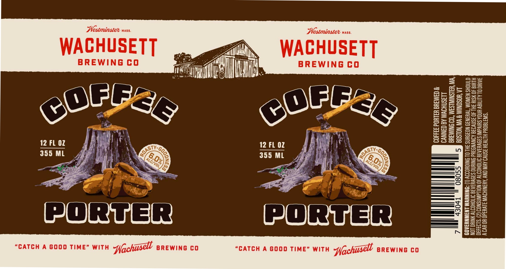 Coffee Porter by Wachusett Brewing Co. - beer label