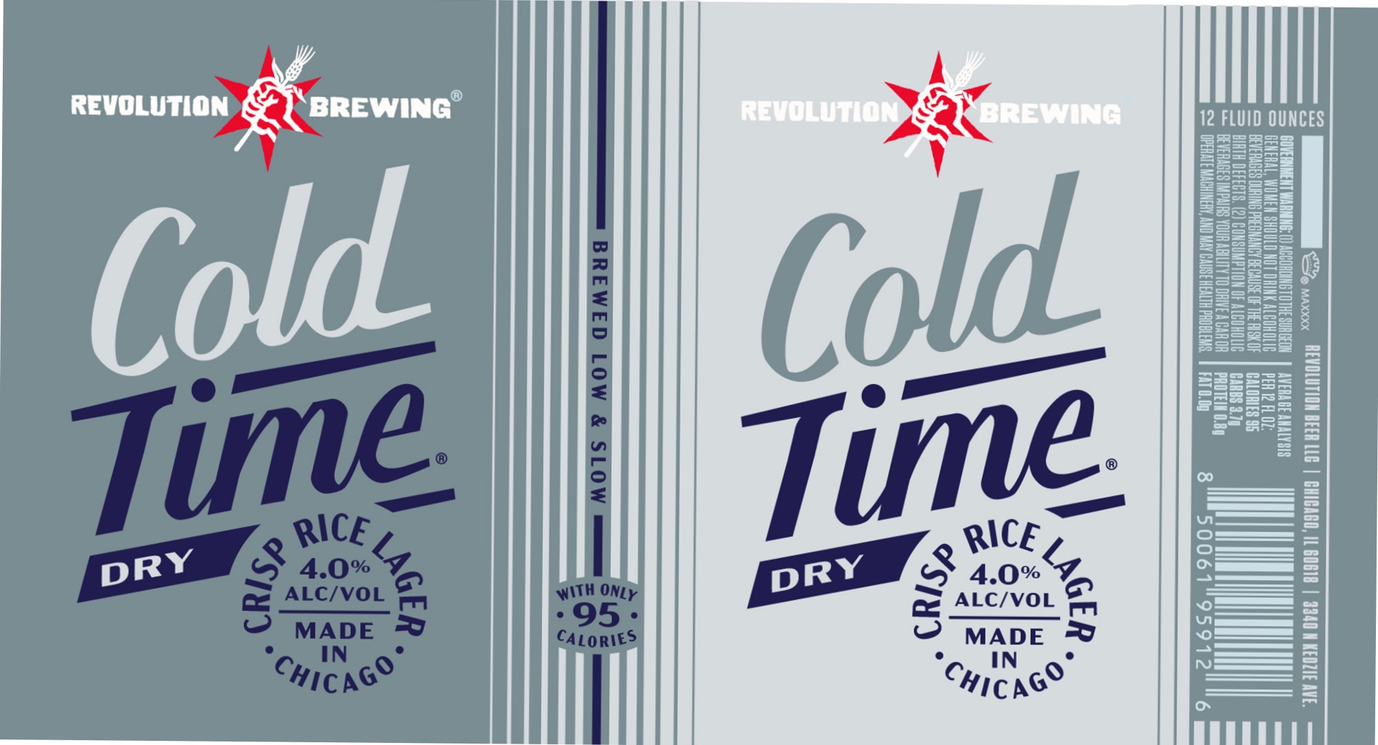 Cold Time by Revolution Brewing - beer label