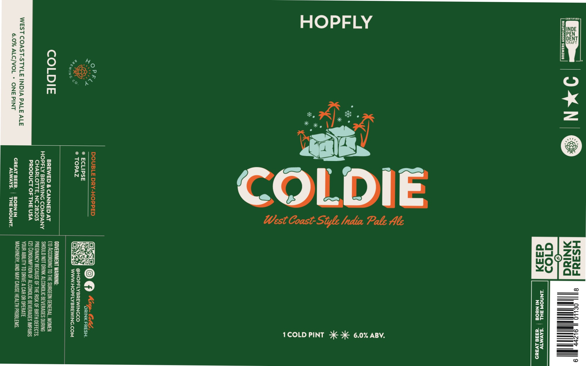 Coldie by Breakside Brewery - beer label