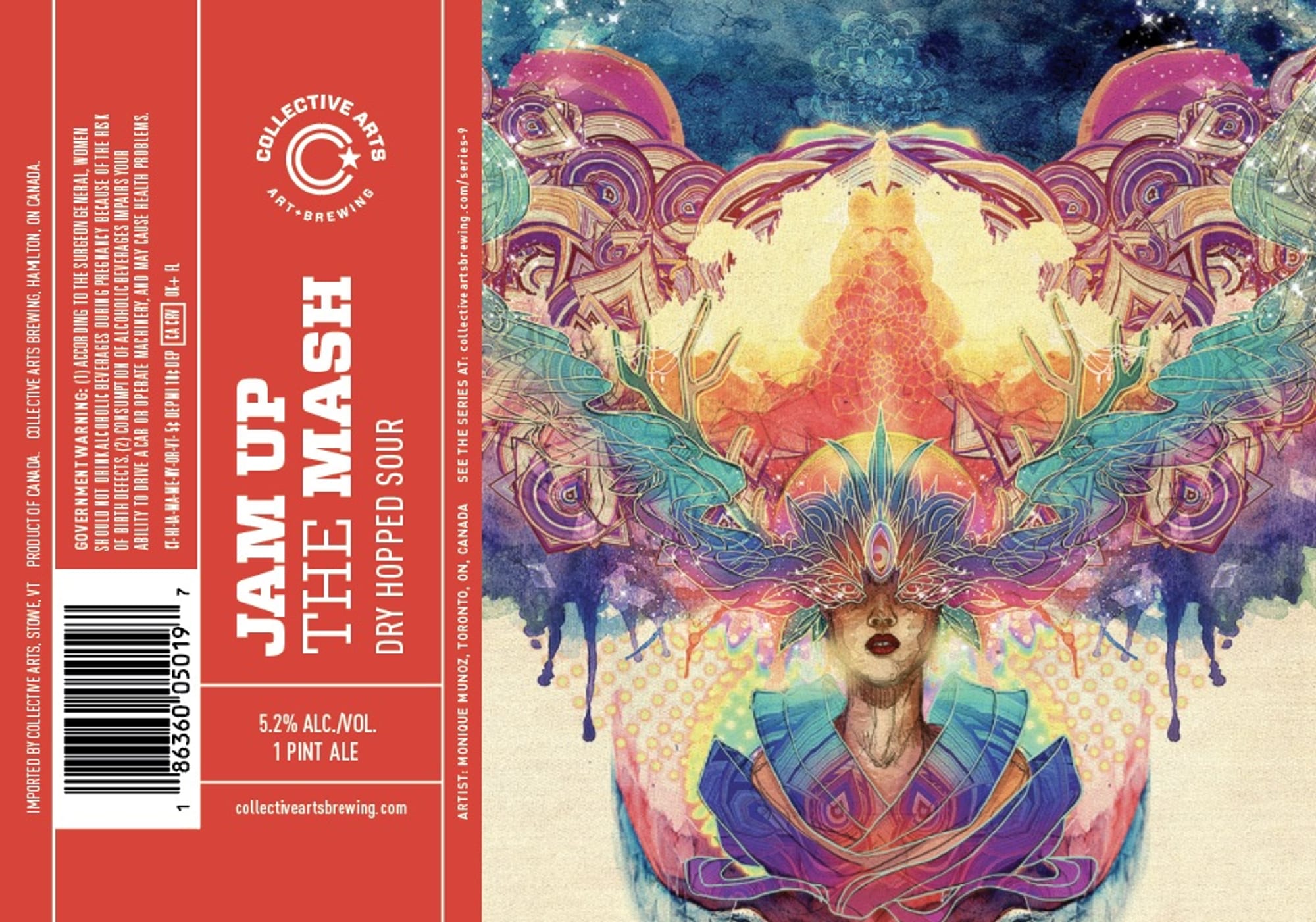 Jam Up by Collective Arts Brewing - beer label