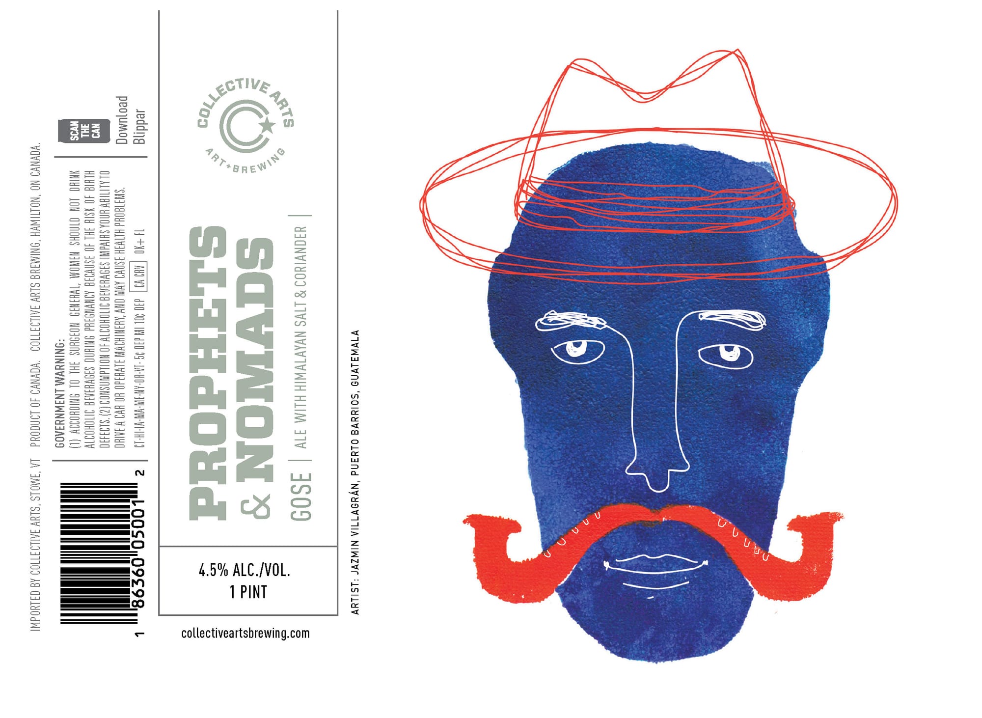 Prophets & Nomads by Collective Arts Brewing - beer label