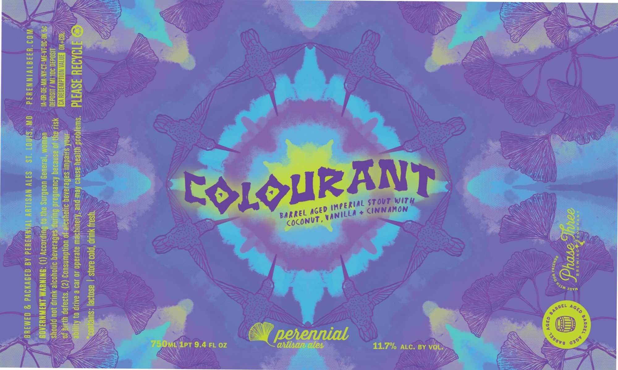 Colourant by Perennial Artisan Ales - beer label