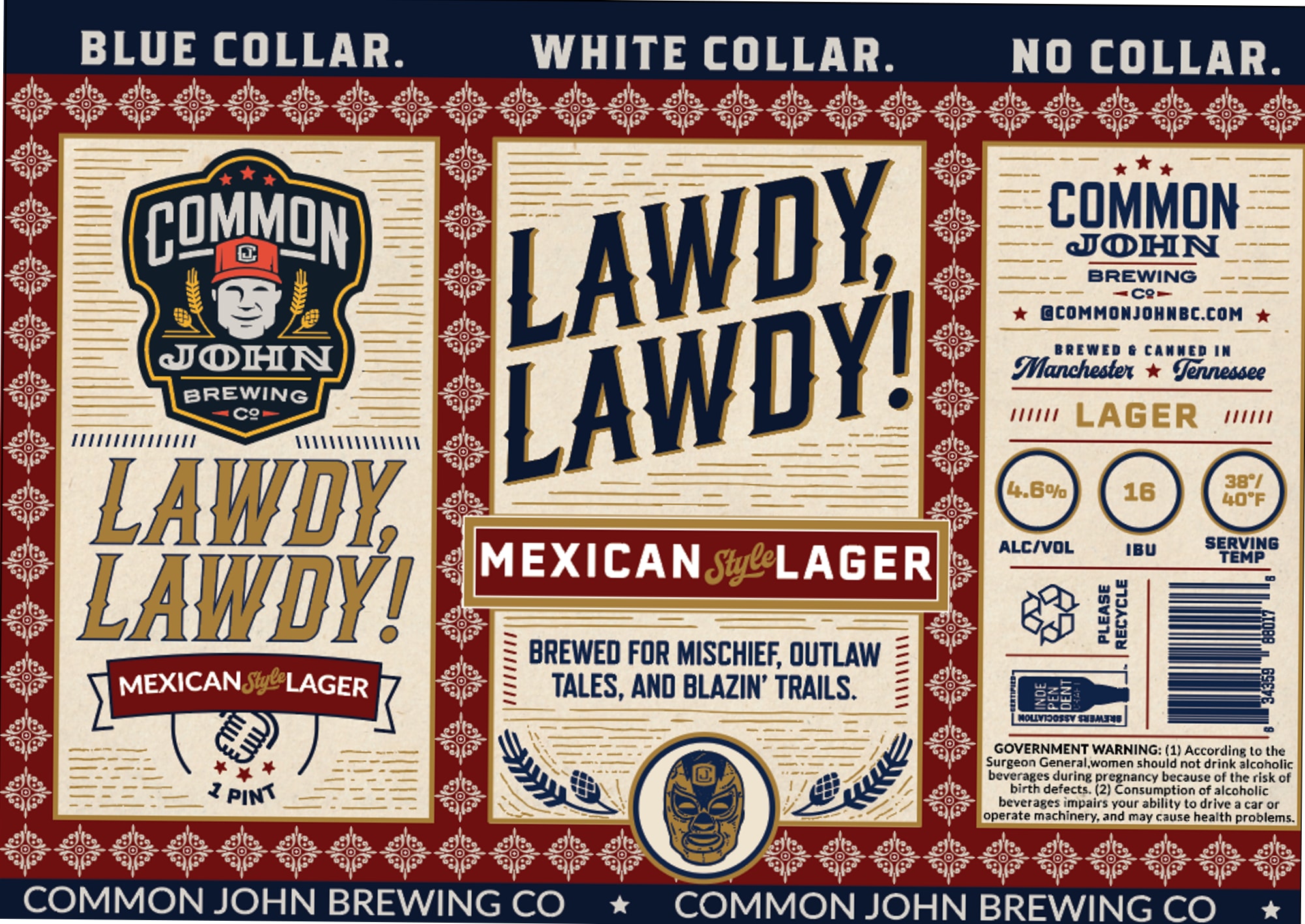 Lawdy, Lawdy! by Common John Brewing Co. - beer label