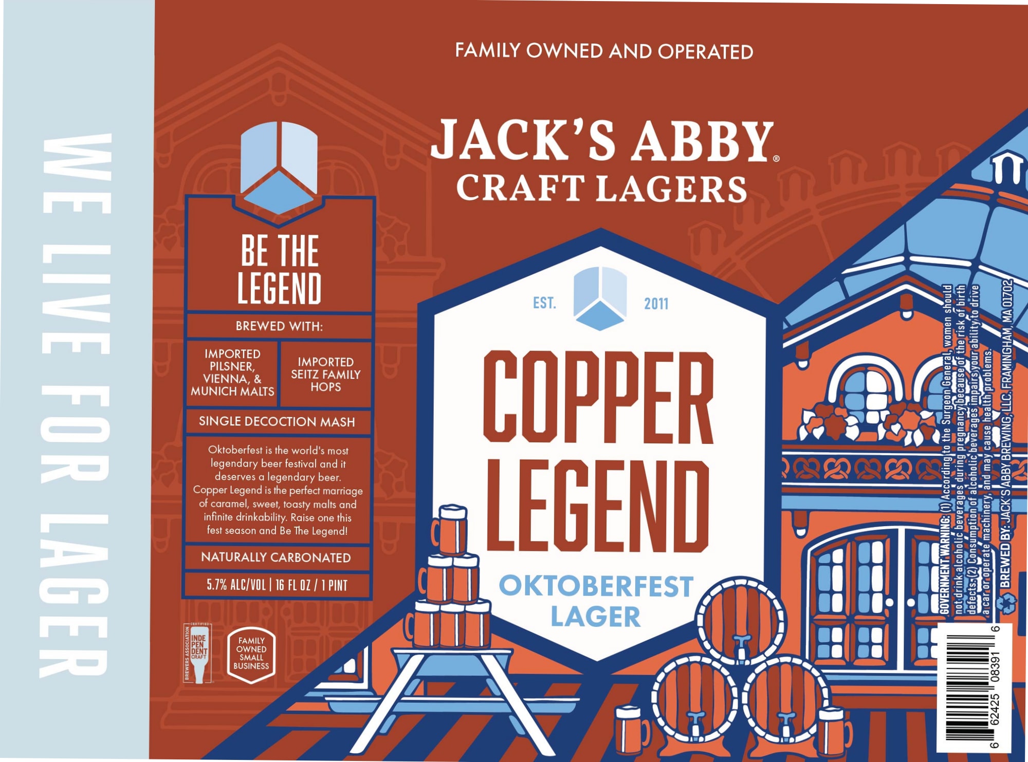 Copper Legend by Jack’s Abby Brewing - beer label