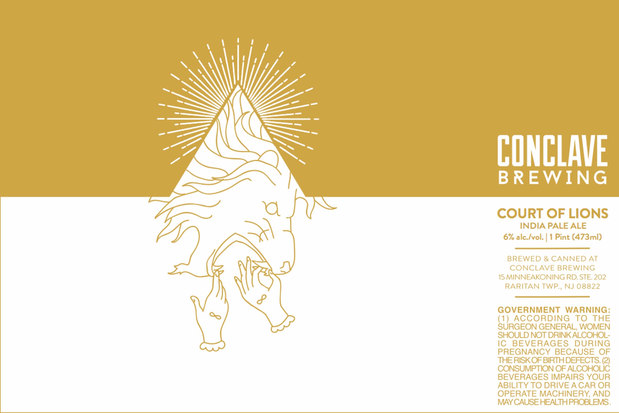 Court of Lions by Conclave Brewing - beer label