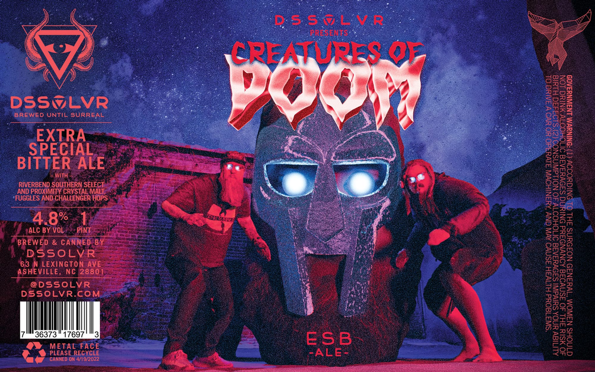 Creatures of Habit by DSSOLVR - beer label