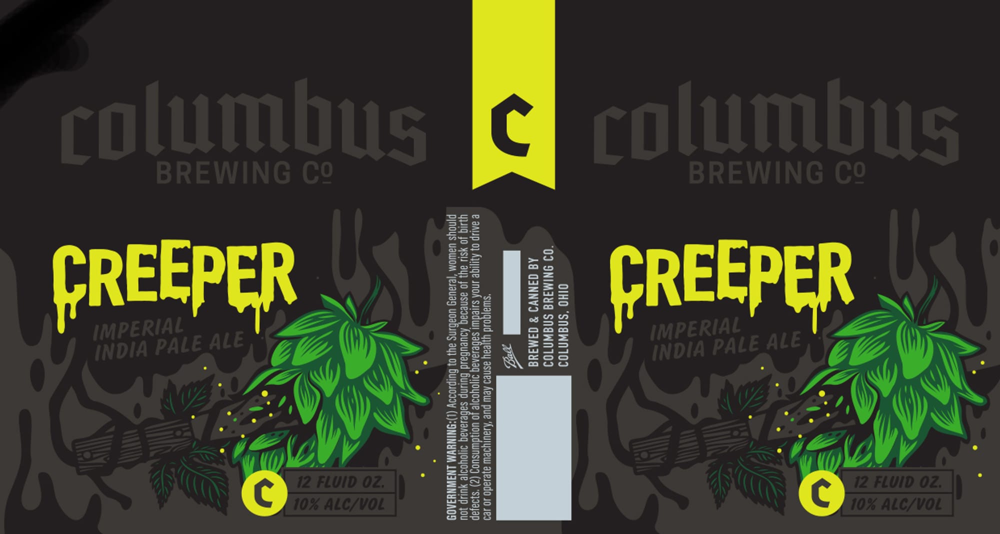 Creeper by Columbus Brewing Co. - beer label
