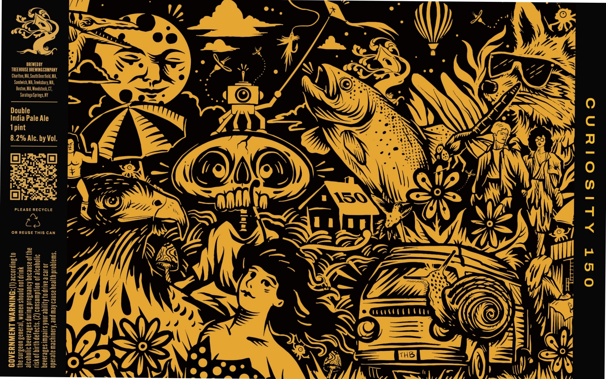 Curiosity 150 by The Brewery Company - beer label