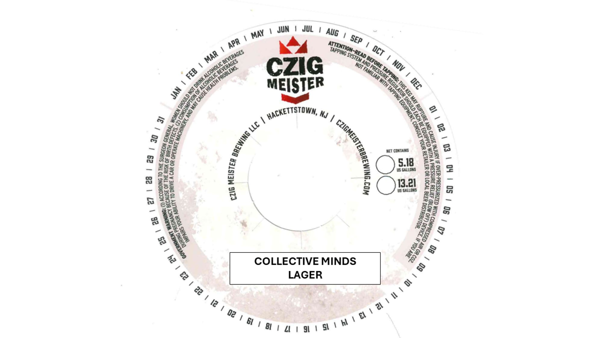 Collective Minds Lager by Czig Meister Brewing - beer label