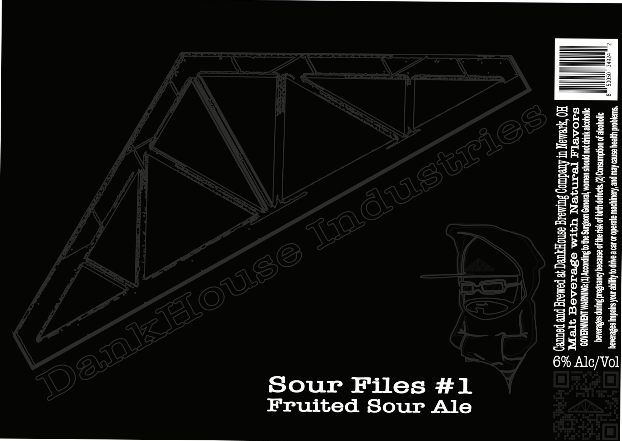 Sour Files #1 by DankHouse Brewing Company - beer label