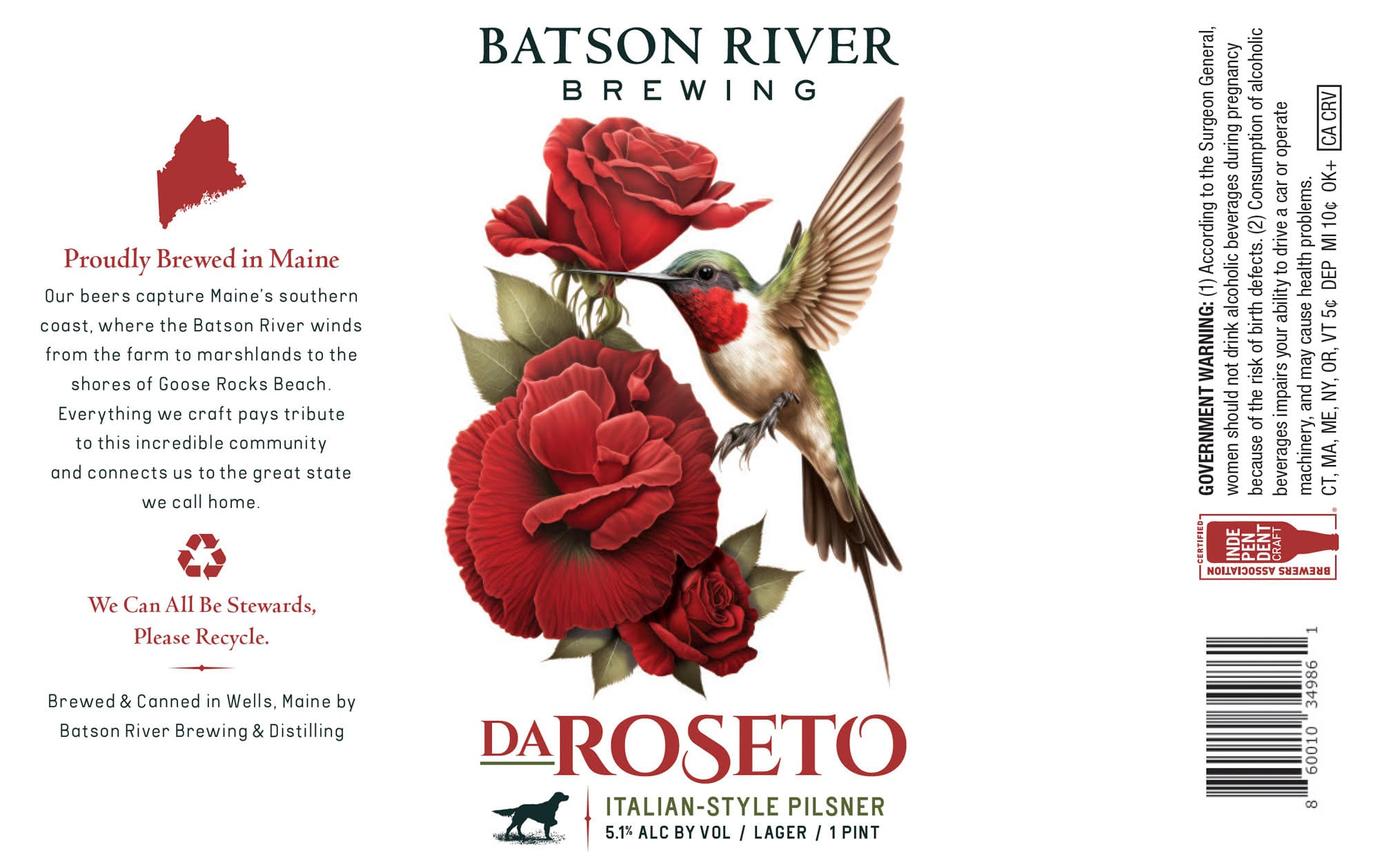 Daroseto by Batson River Brewing & Distilling - beer label