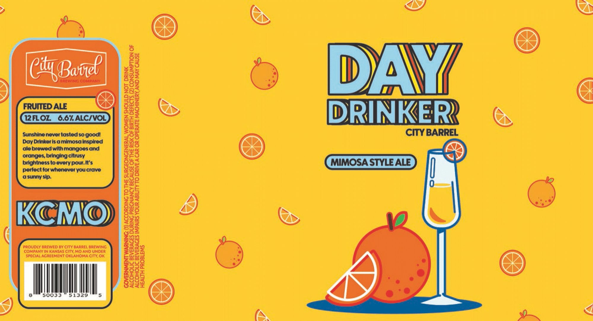 Day Drinker by City Barrel Brewing Company - beer label