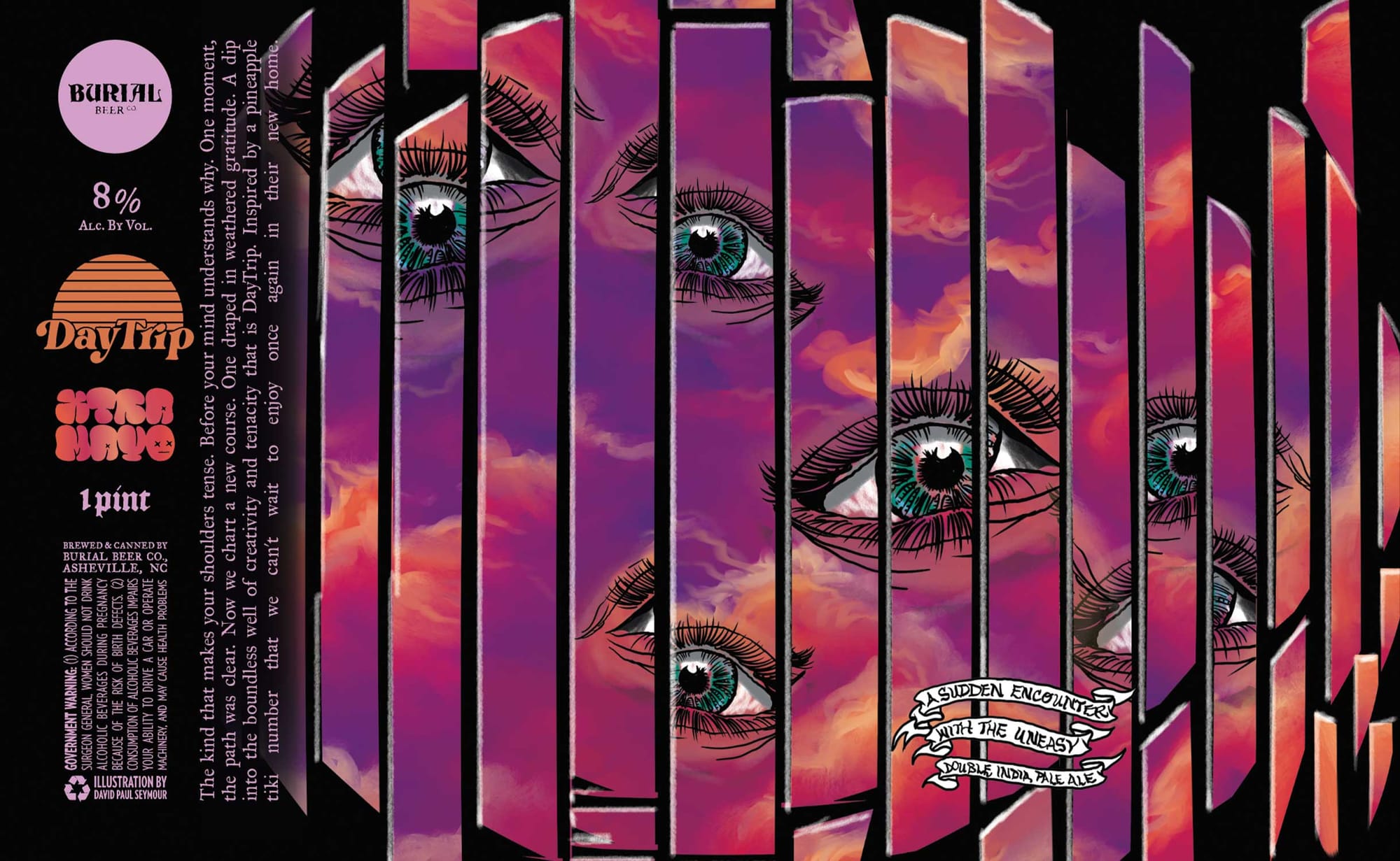 DayTrip by Burial Beer Co. - beer label