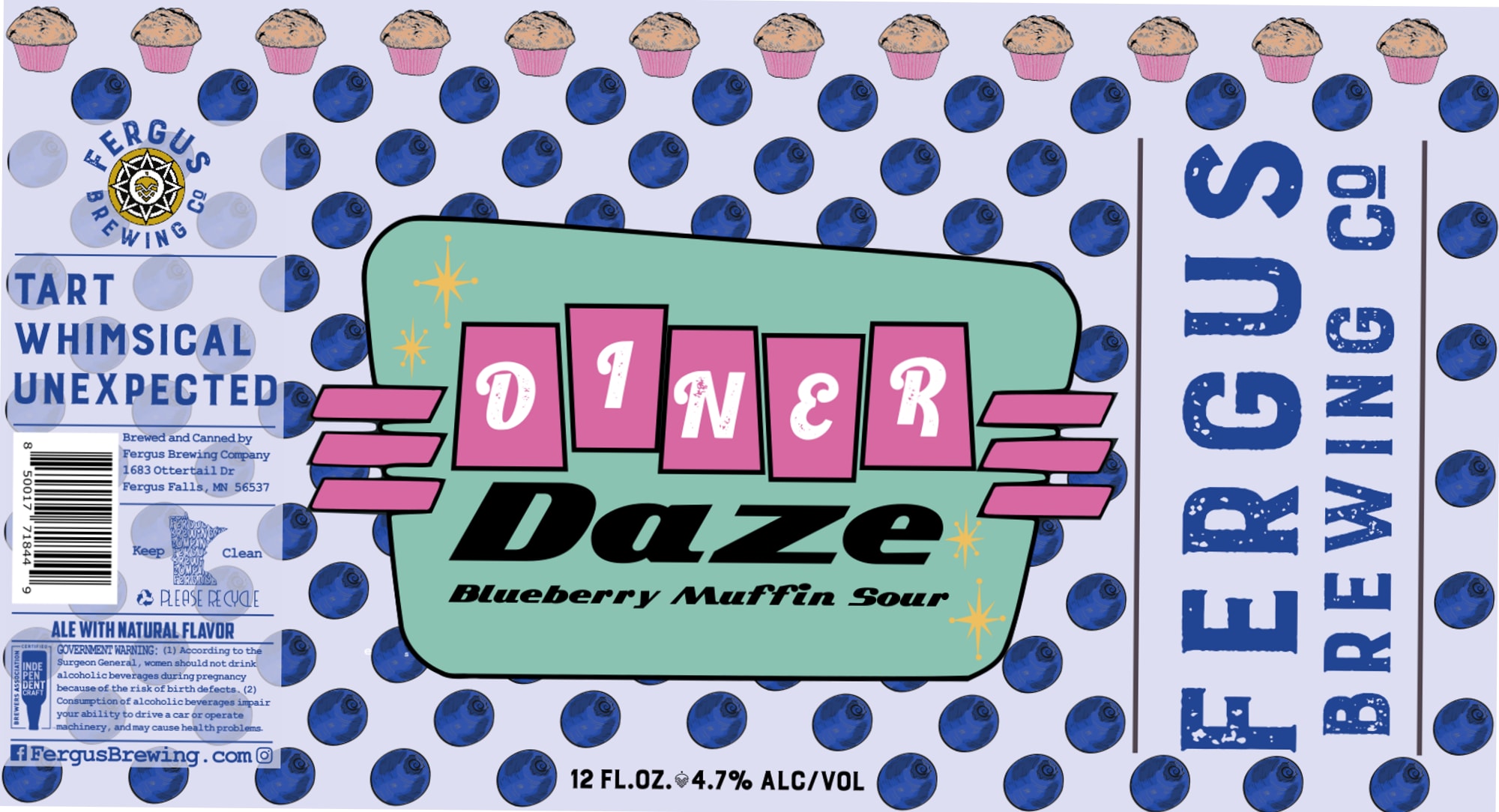 Daze by Fergus Brewing Co. - beer label