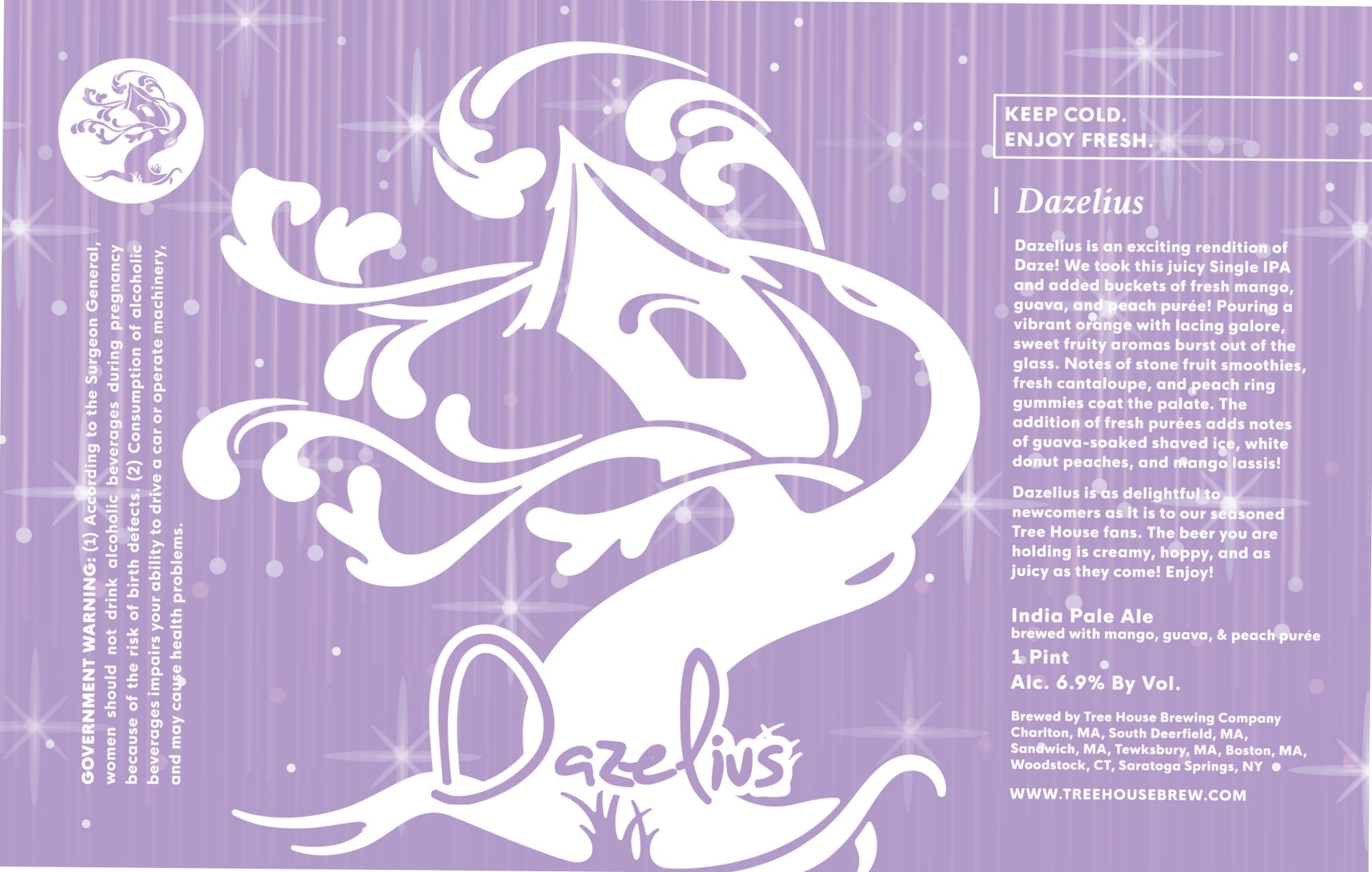 Dazelius by Tree House Brewing Company - beer label