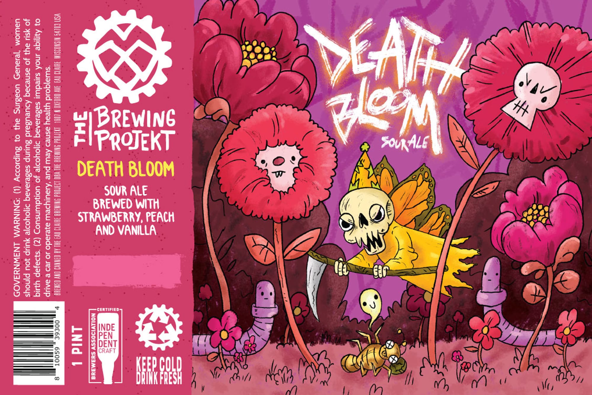 Death Bloom by The Brewing Projekt - beer label