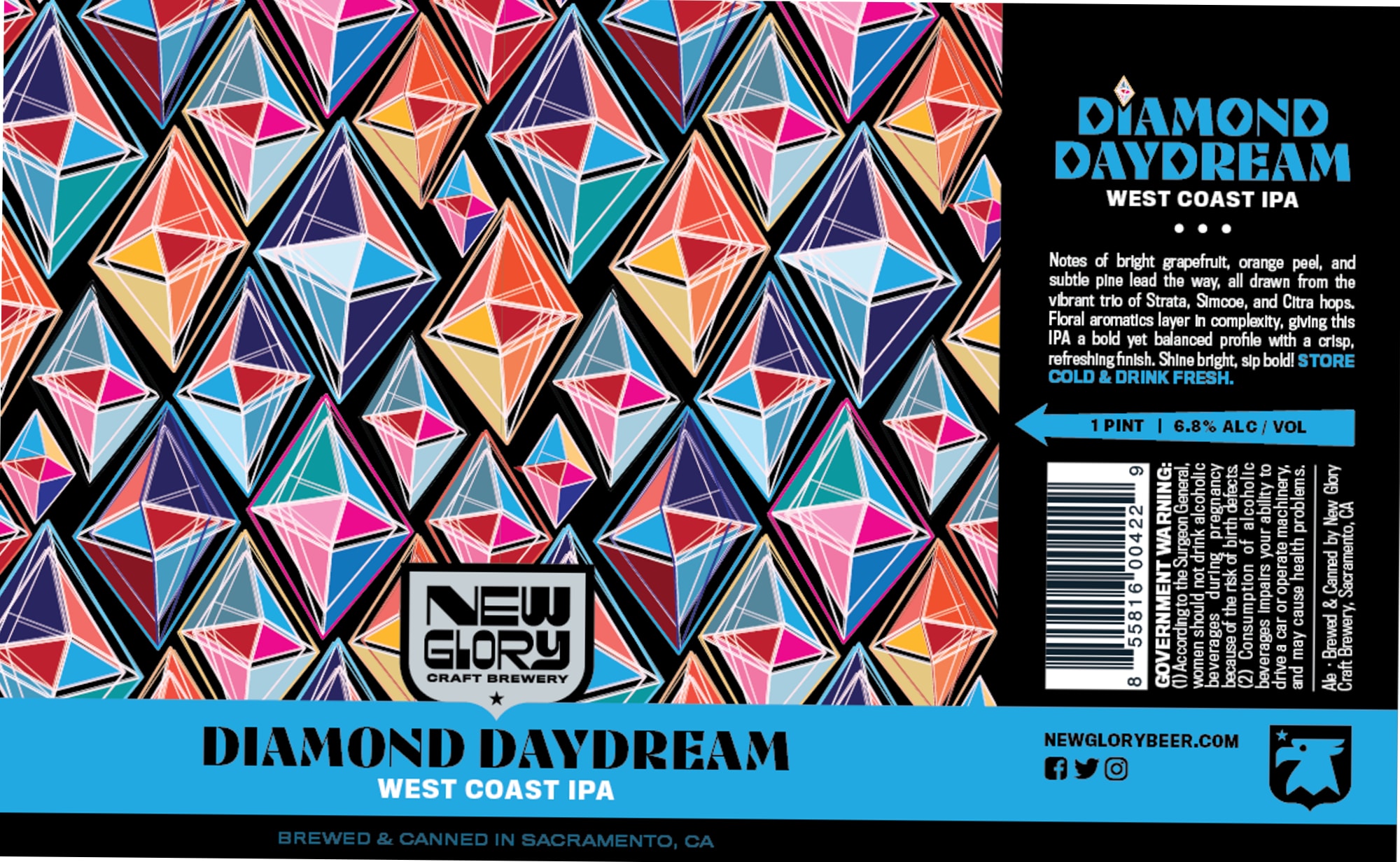 Diamond Daydream by New Glory Brewery - beer label