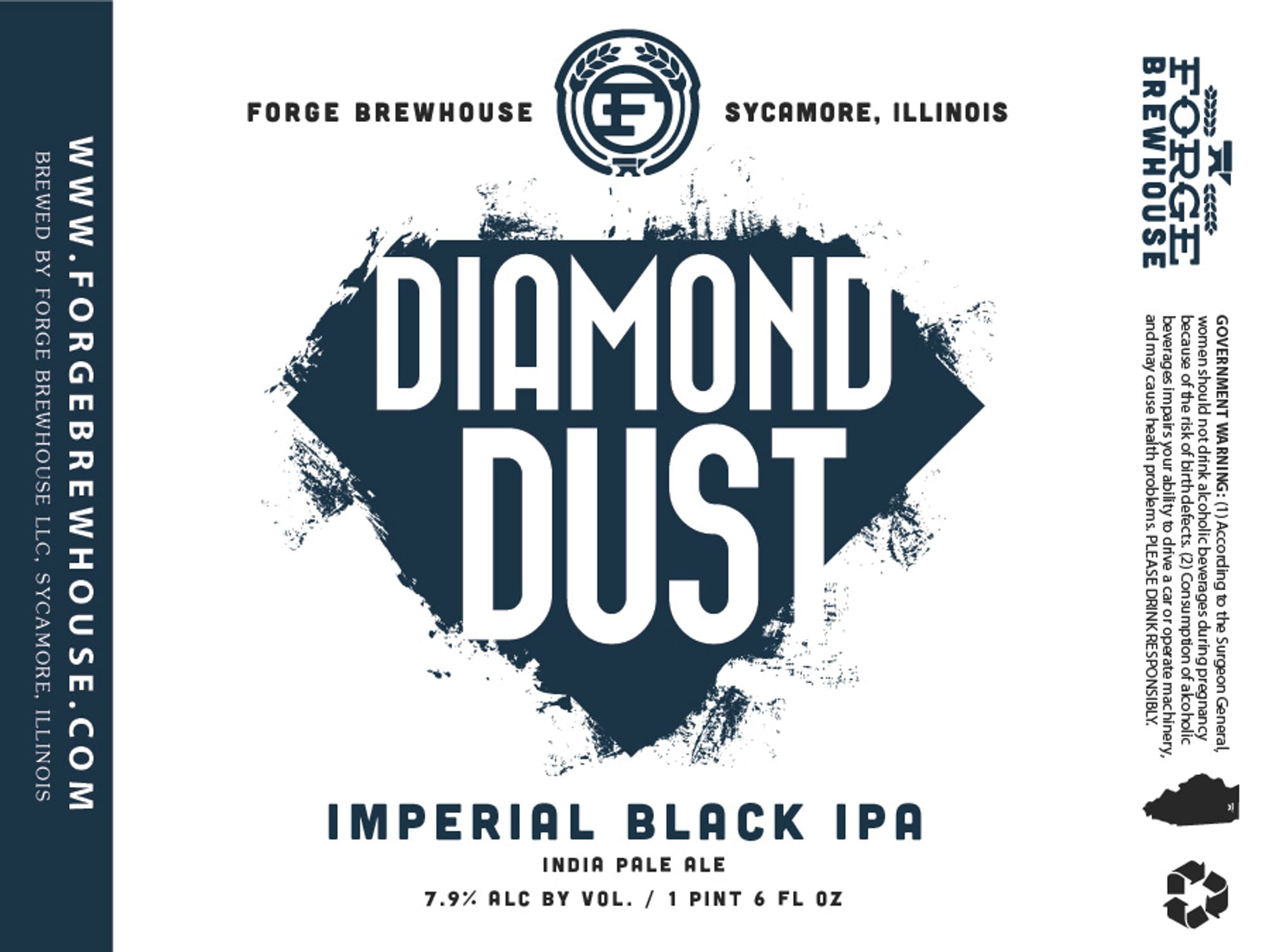 Diamond Dust by Forge Brewhouse - beer label