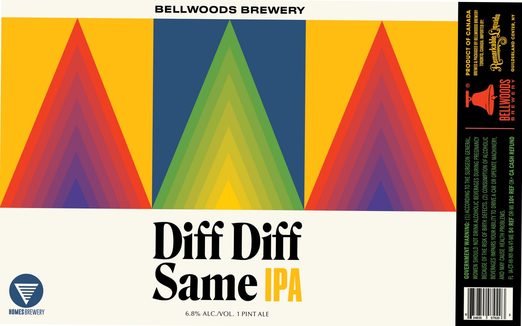 Diff Diff by Bellwoods Brewery - beer label