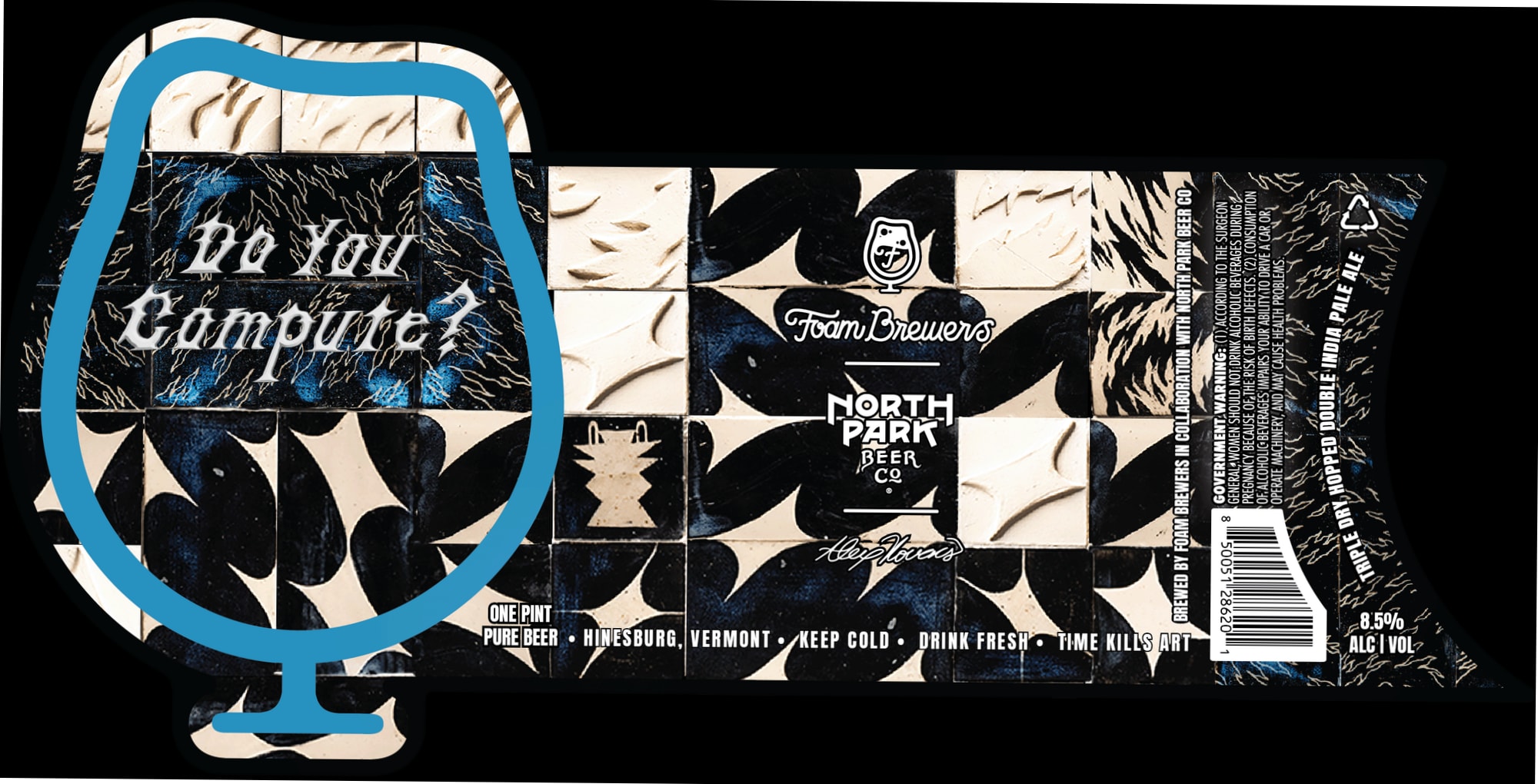 Do You Compute? by Team Brewers & North Park Beer Co. - beer label