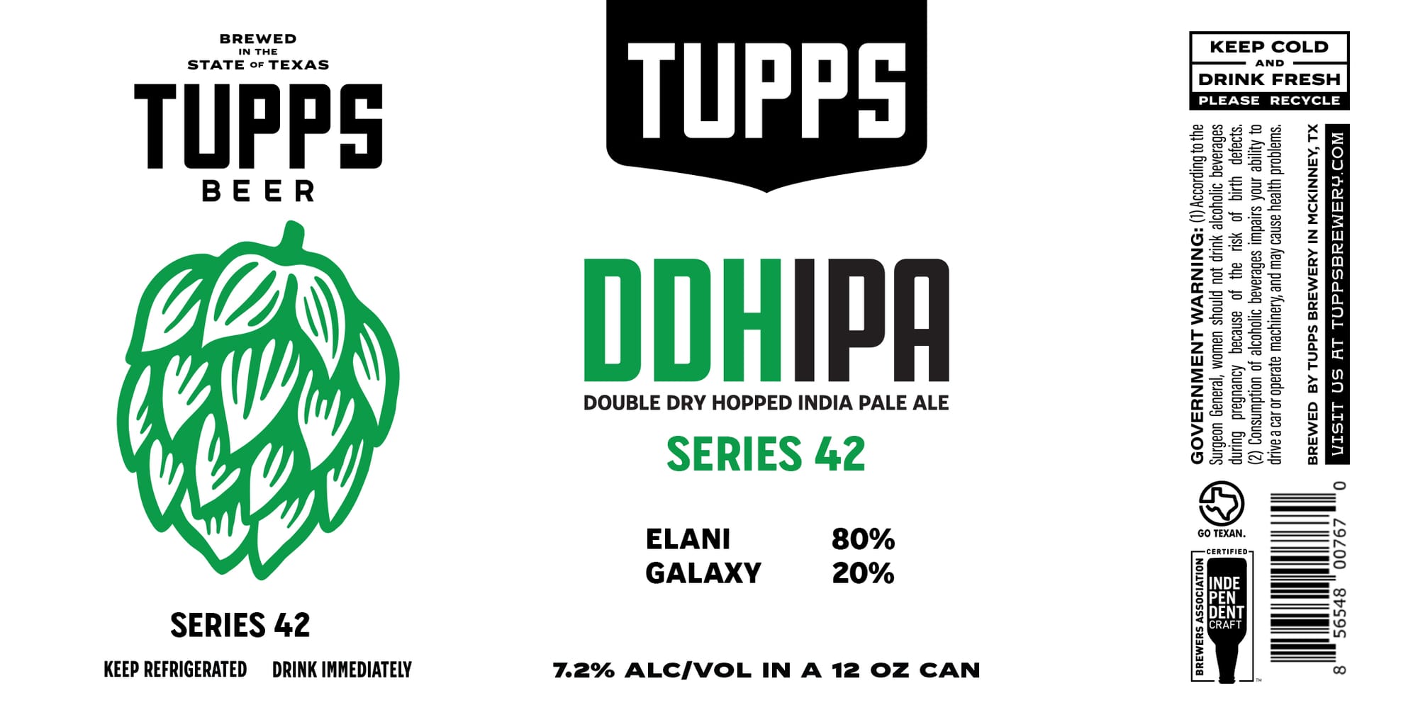Dohipa by Tupps Brewery - beer label