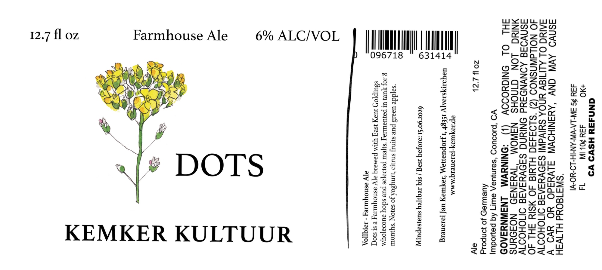 Dots by Kemker - beer label