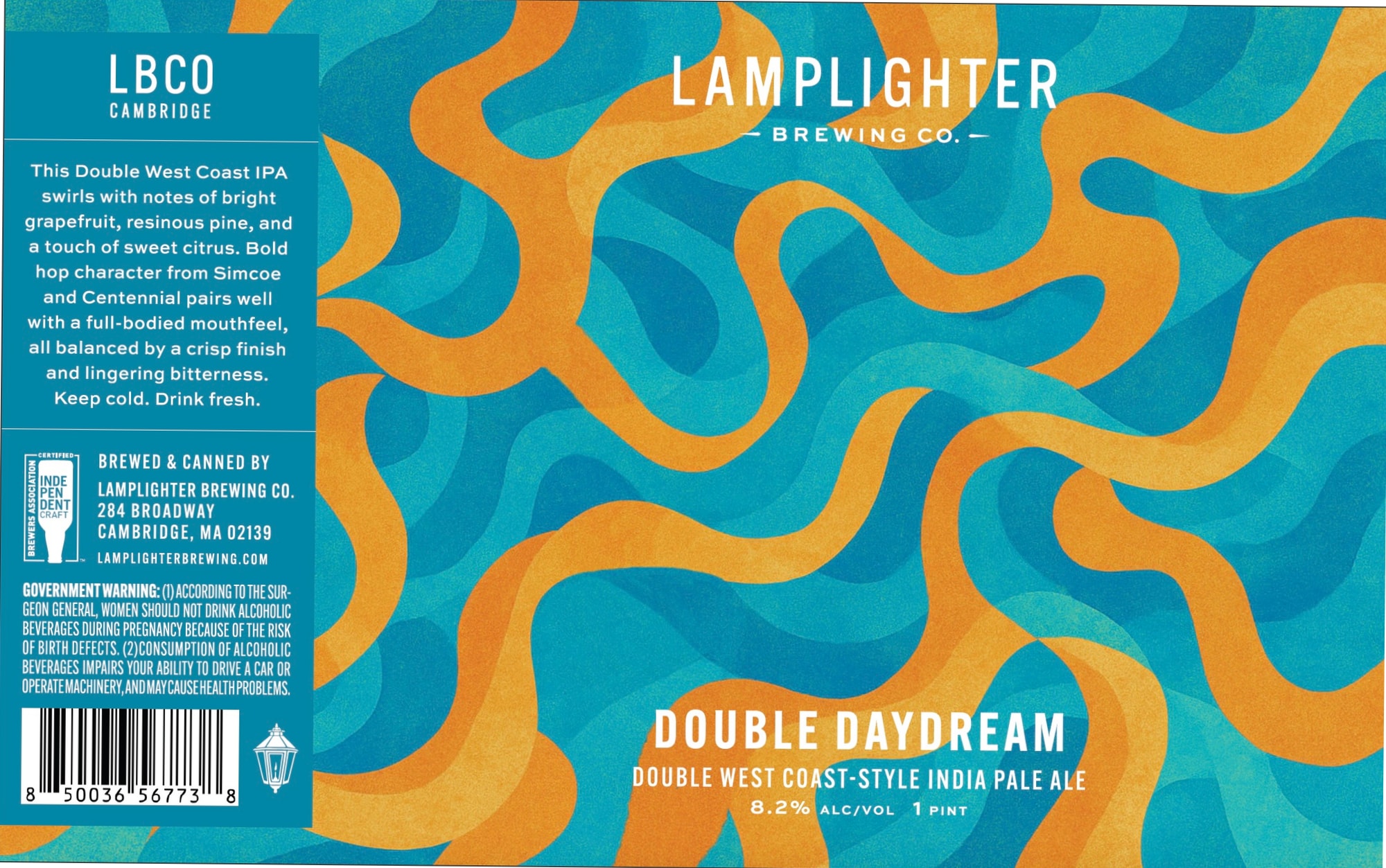Double Daydream by Lamplighter Brewing Co. - beer label